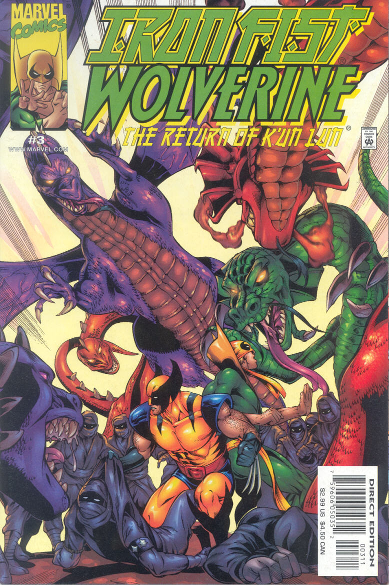 Read online Iron Fist / Wolverine comic -  Issue #3 - 1