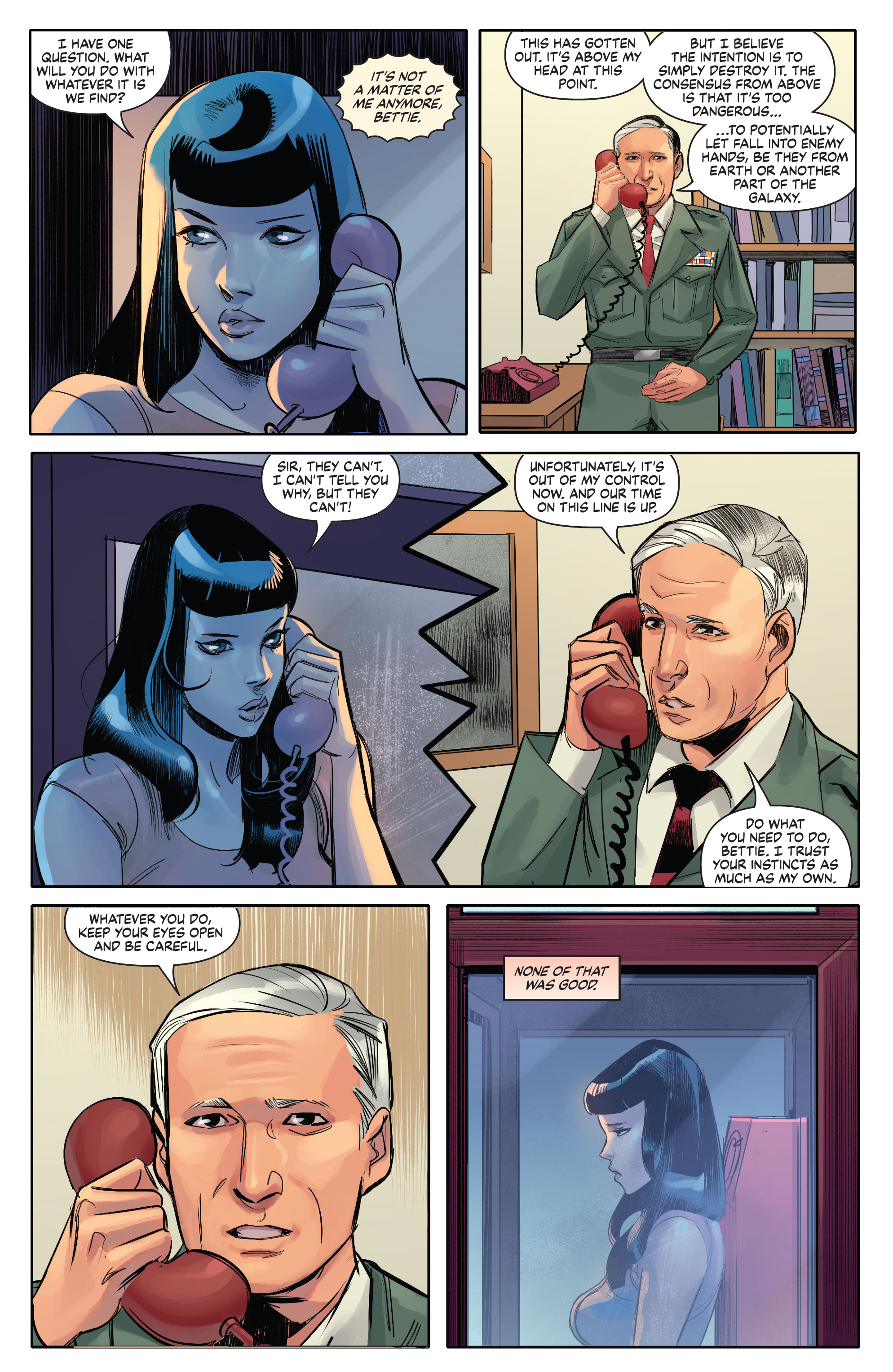 Read online Bettie Page: The Alien Agenda comic -  Issue #5 - 10