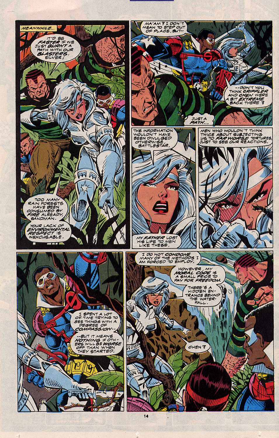 Read online Silver Sable and the Wild Pack comic -  Issue #8 - 12
