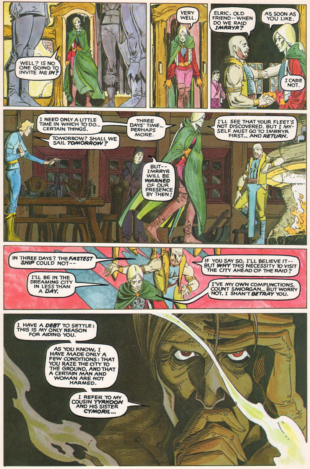 Read online Marvel Graphic Novel comic -  Issue #2 - Elric - The Dreaming City - 10