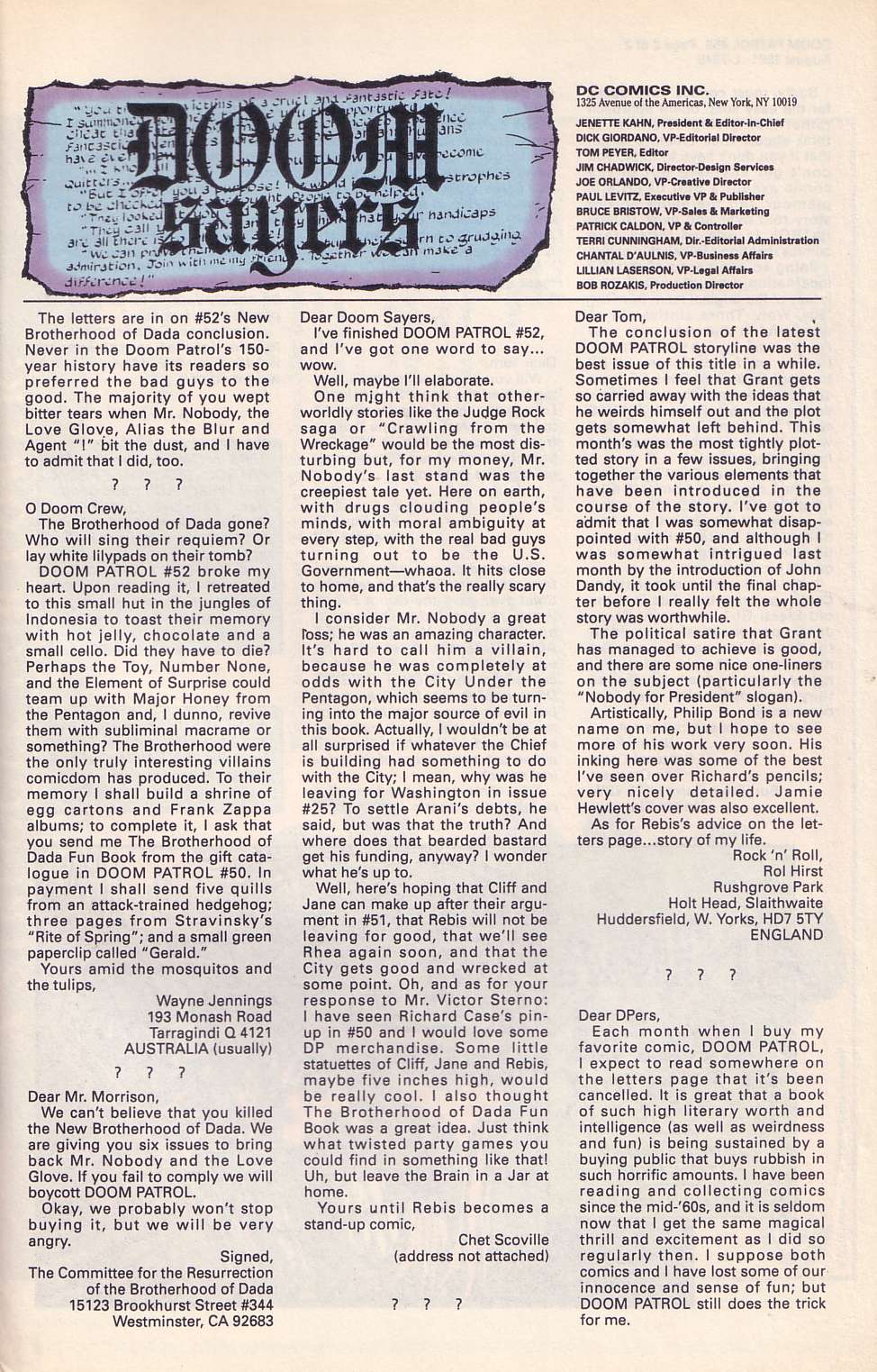 Read online Doom Patrol (1987) comic -  Issue #58 - 26
