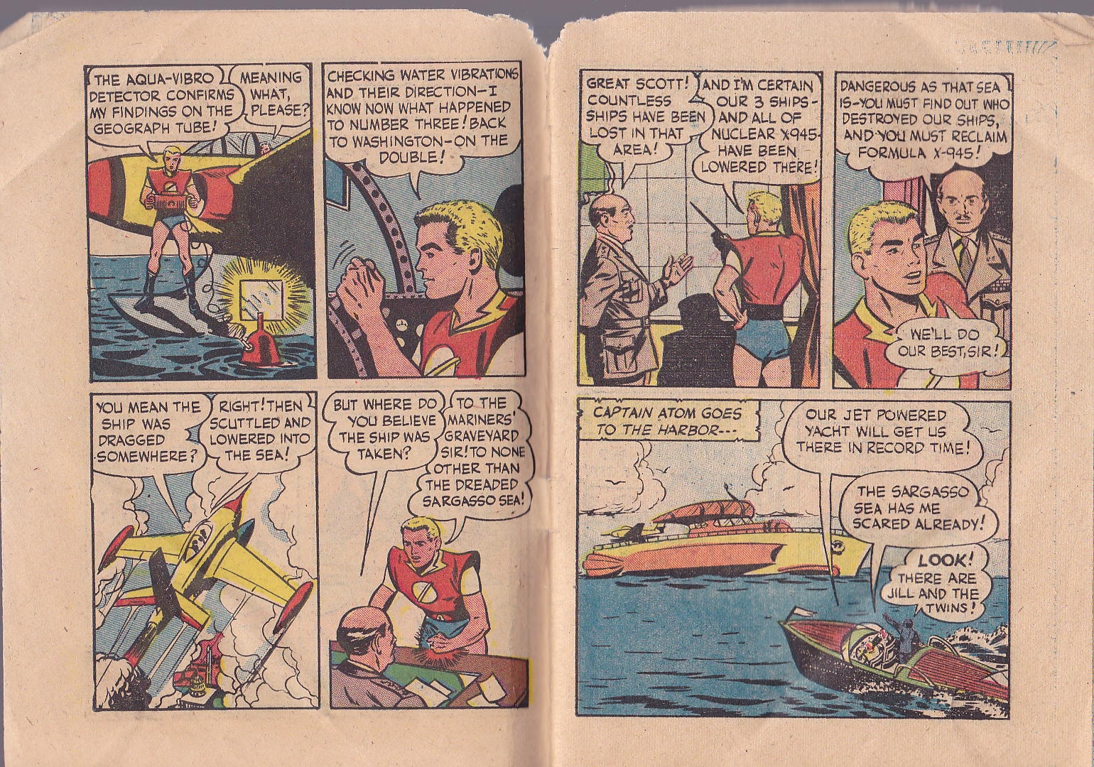 Read online Captain Atom (1950) comic -  Issue #5 - 4