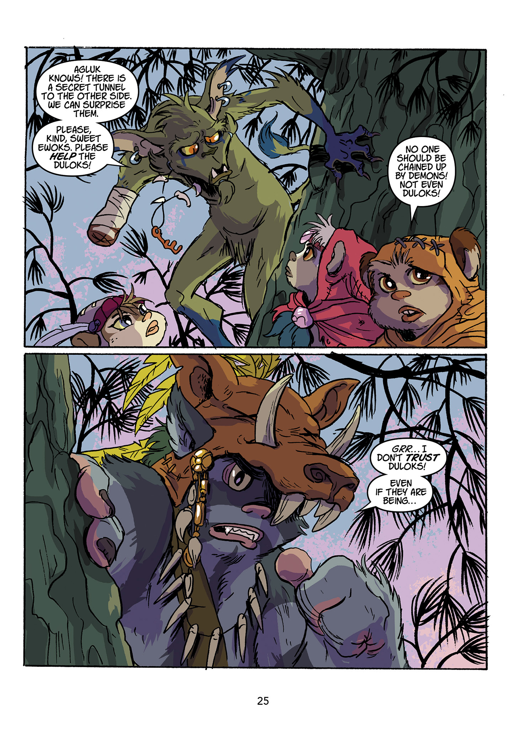 Read online Star Wars: Ewoks - Shadows of Endor comic -  Issue # TPB - 26