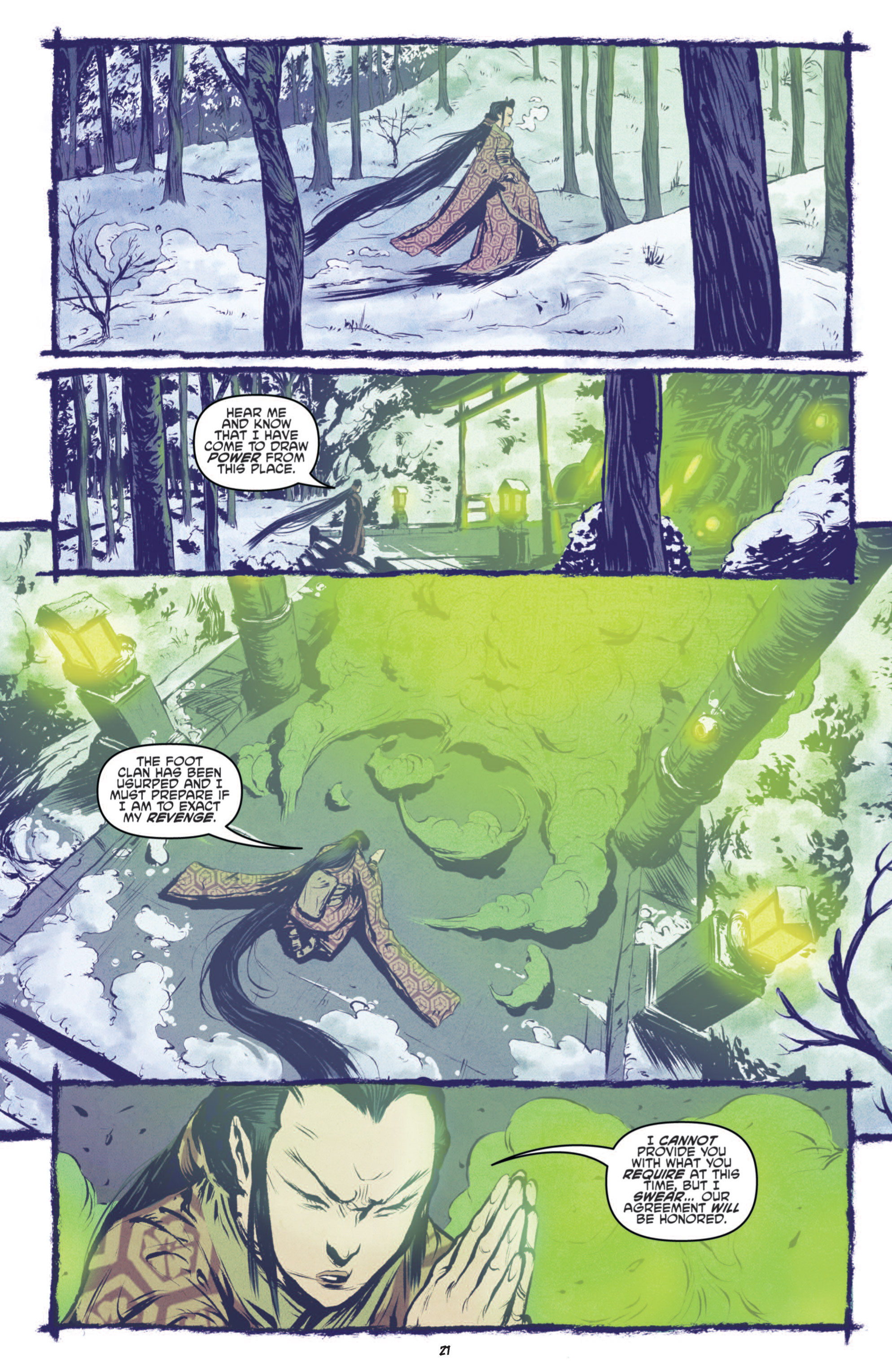 Read online Teenage Mutant Ninja Turtles: The Secret History of the Foot Clan comic -  Issue #1 - 23