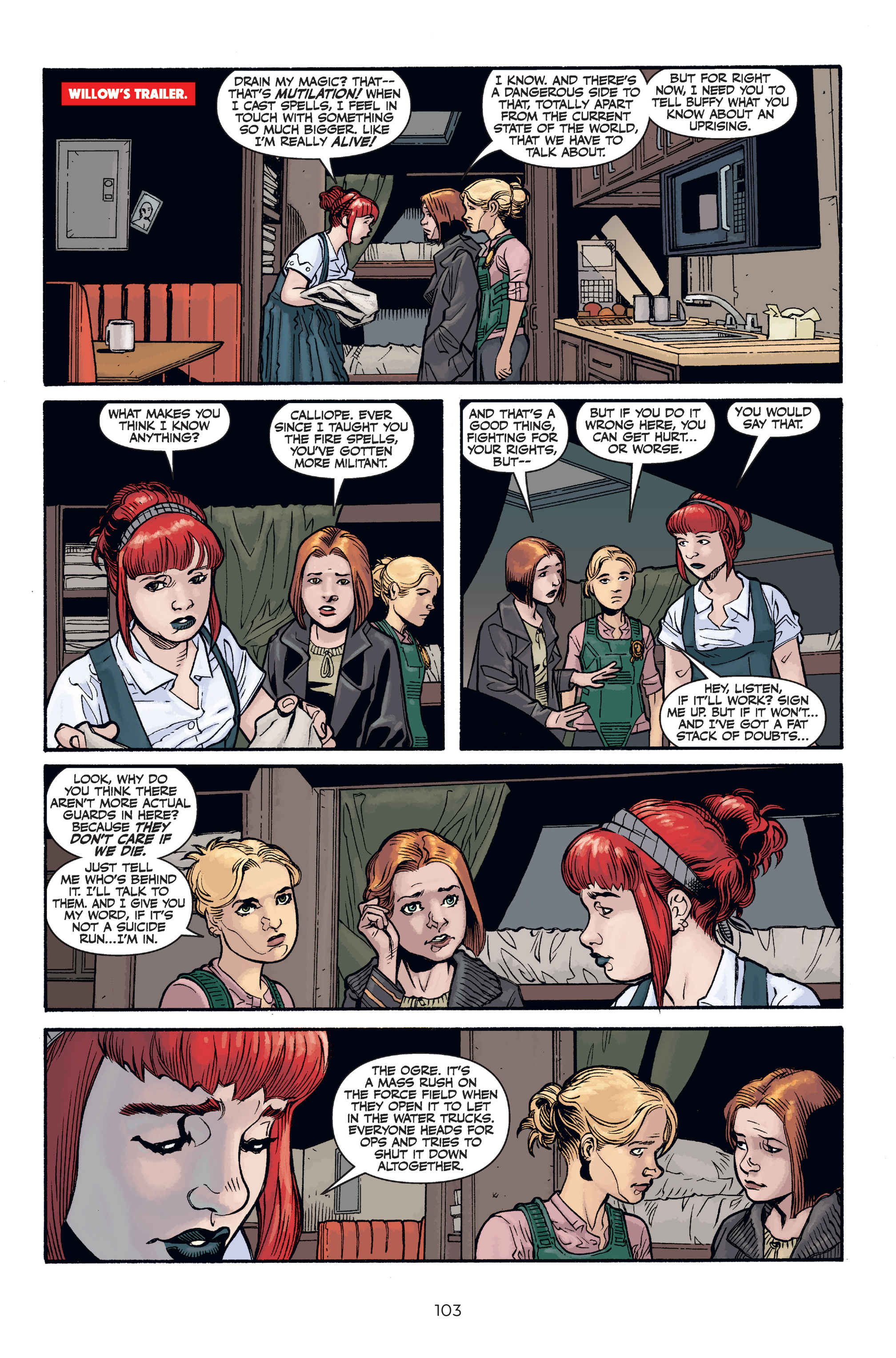 Read online Buffy the Vampire Slayer Season 11 comic -  Issue # _Library Edition (Part 2) - 4