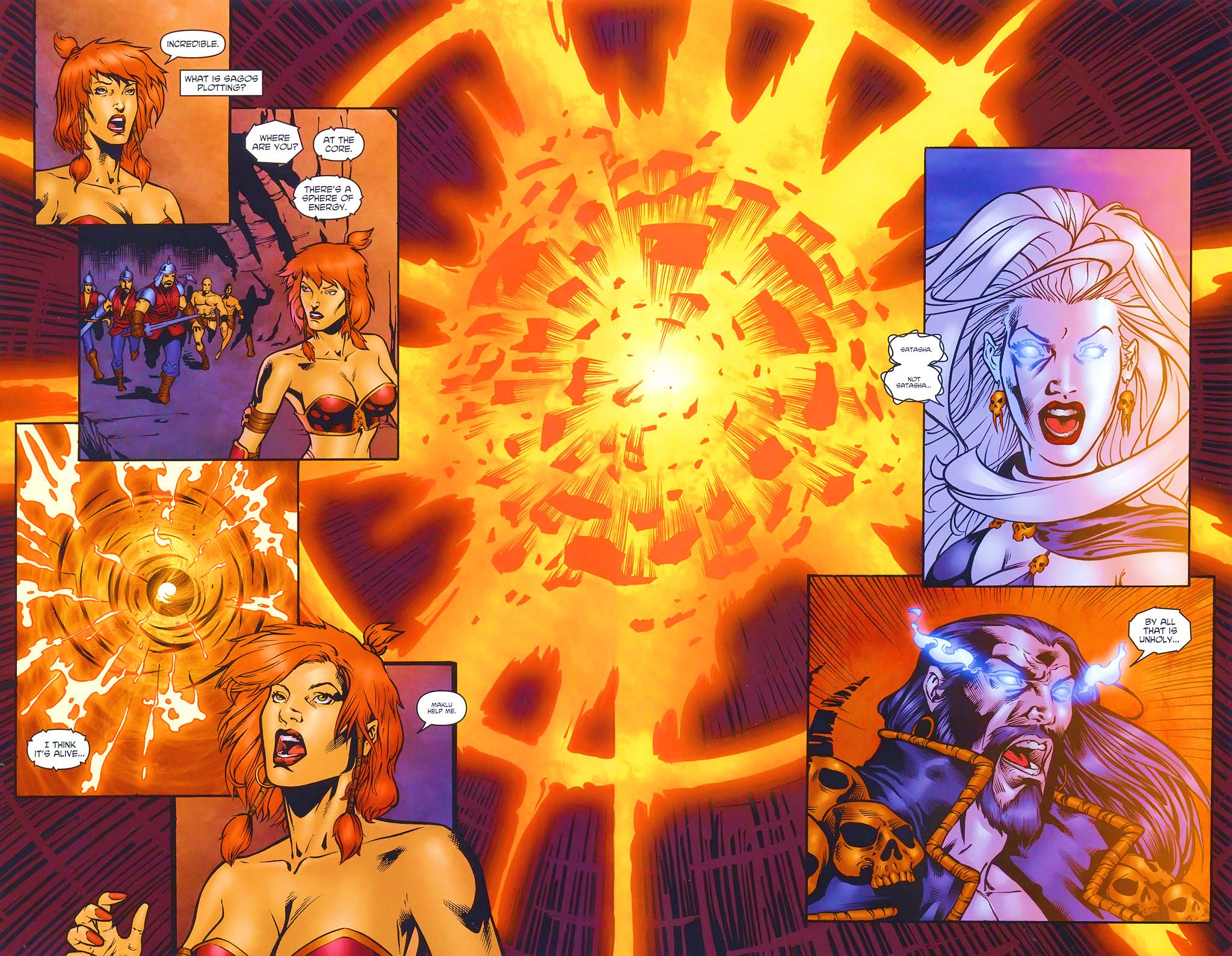 Read online Brian Pulido's Lady Death: Blacklands comic -  Issue #1 - 4