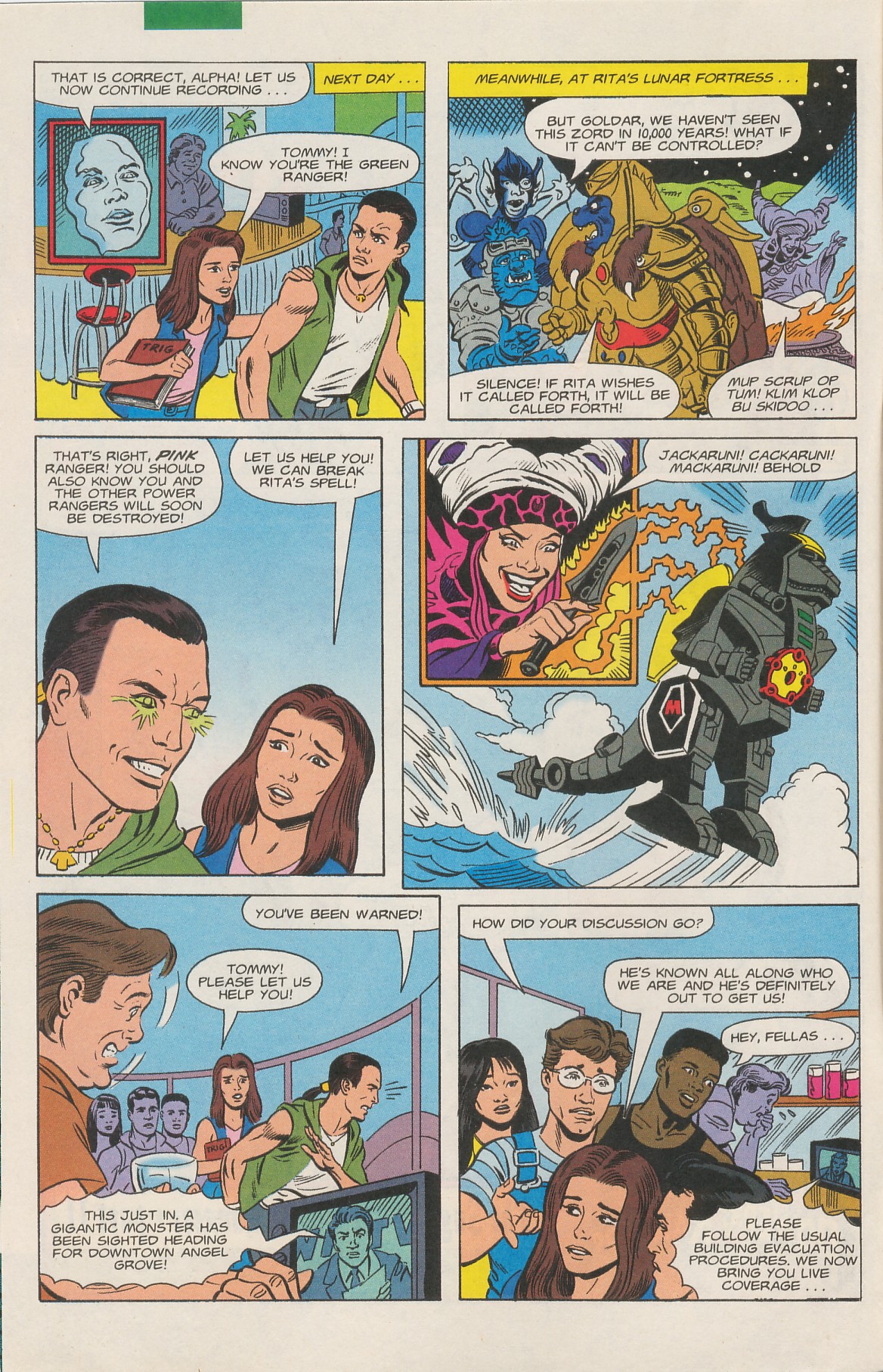 Read online Mighty Morphin Power Rangers Saga comic -  Issue #2 - 4