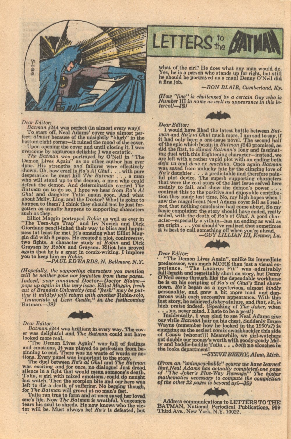 Read online Batman (1940) comic -  Issue #247 - 32