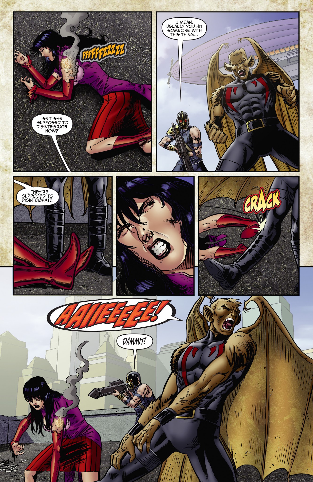 Read online Legenderry: Vampirella comic -  Issue #5 - 6