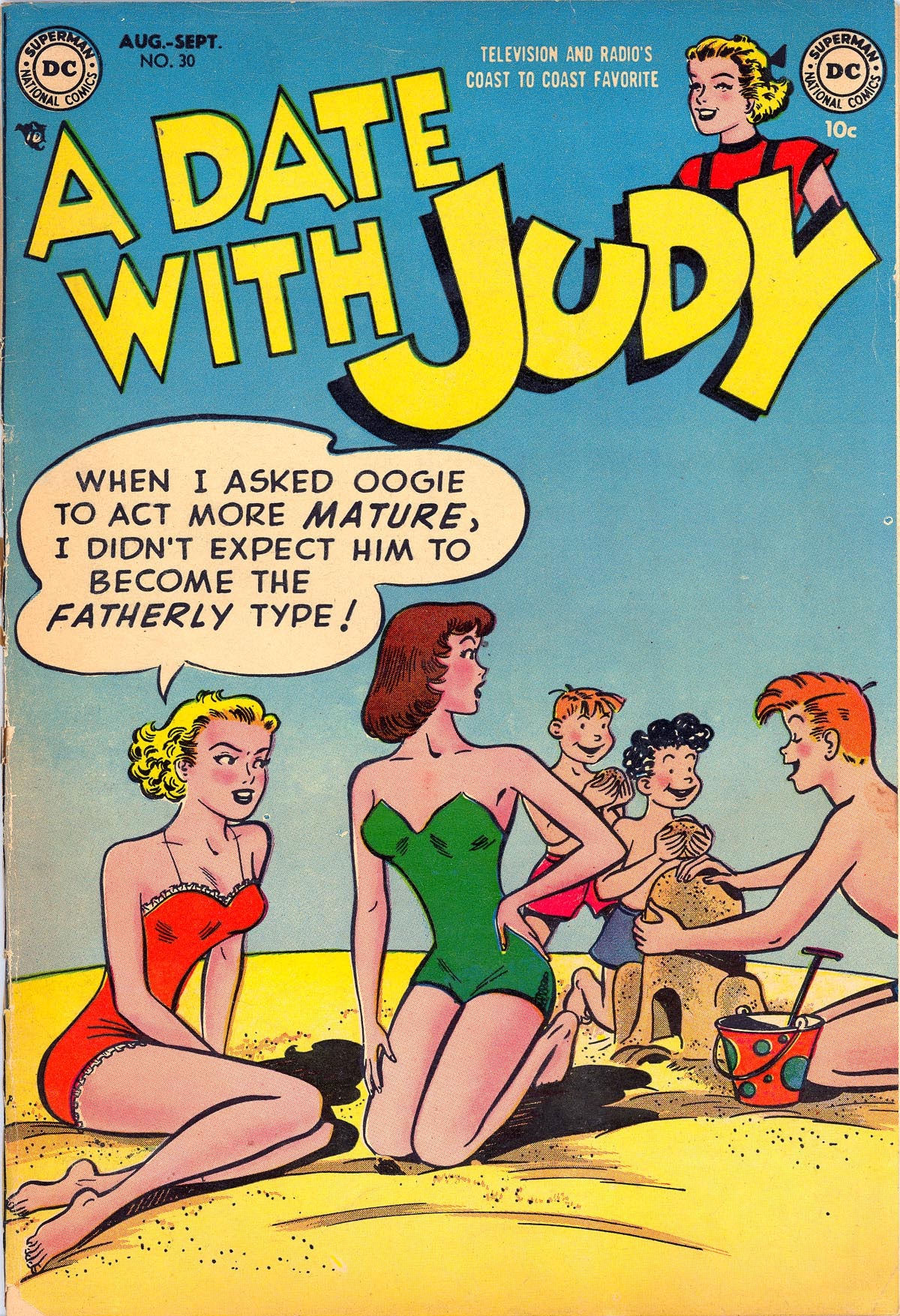 Read online A Date with Judy comic -  Issue #30 - 1
