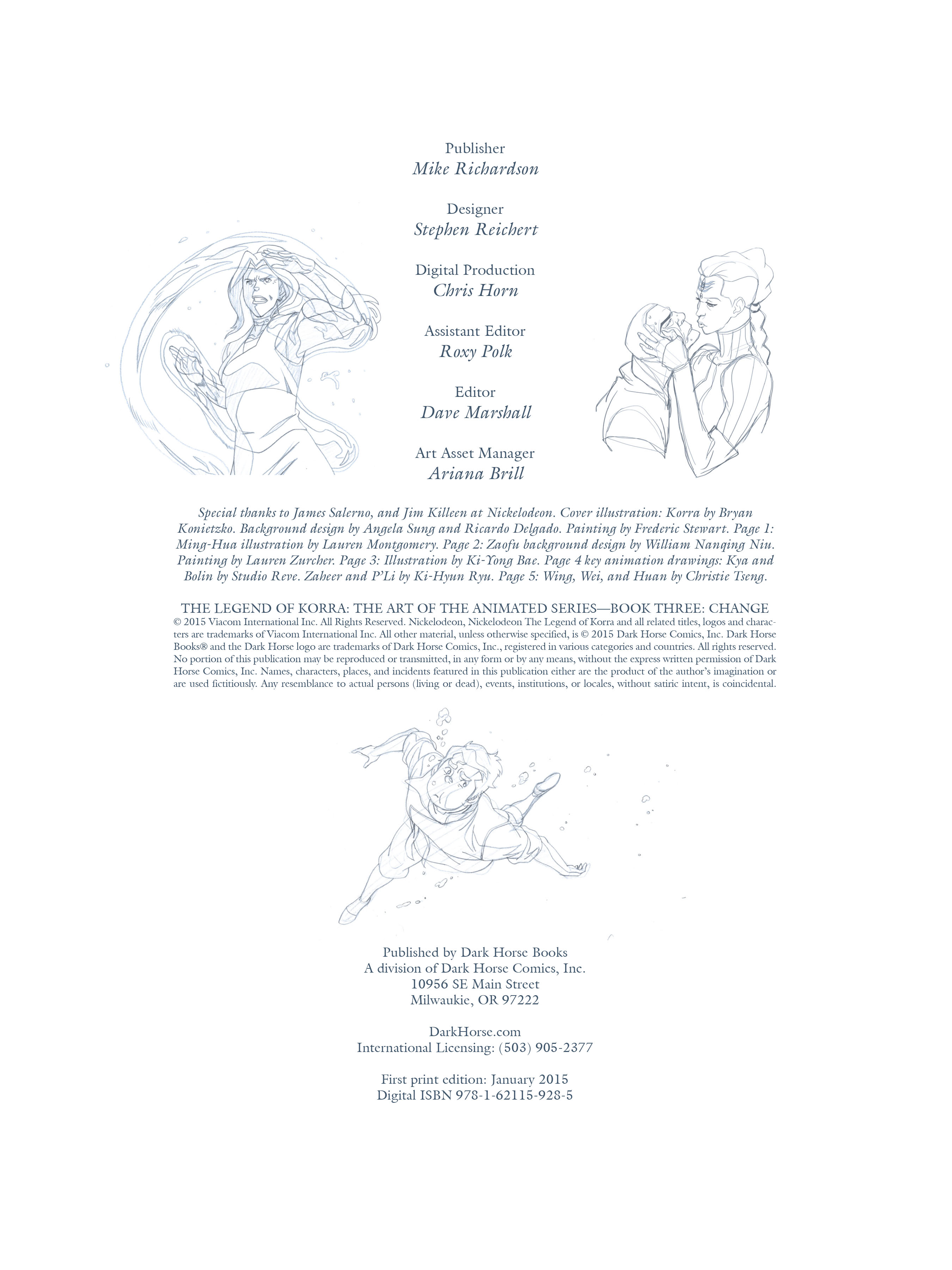 Read online The Legend of Korra: The Art of the Animated Series comic -  Issue # TPB 3 - 5