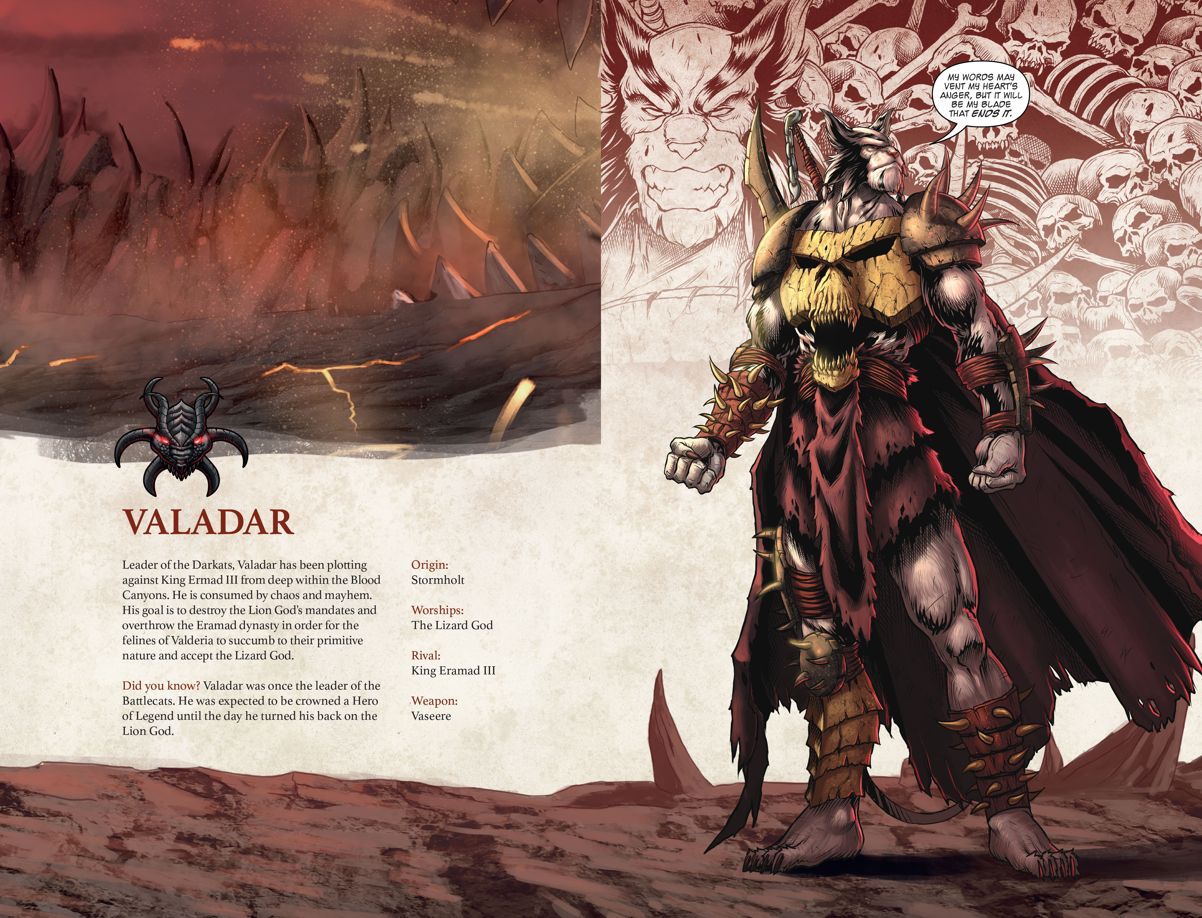 Read online Battlecats: Tales of Valderia comic -  Issue #4 - 16