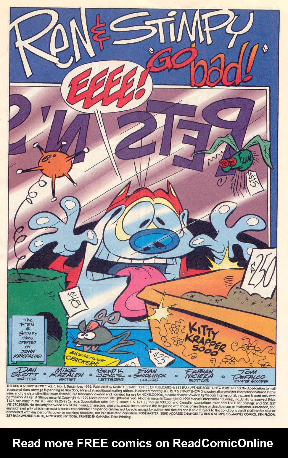 Read online The Ren & Stimpy Show comic -  Issue #1 - 2
