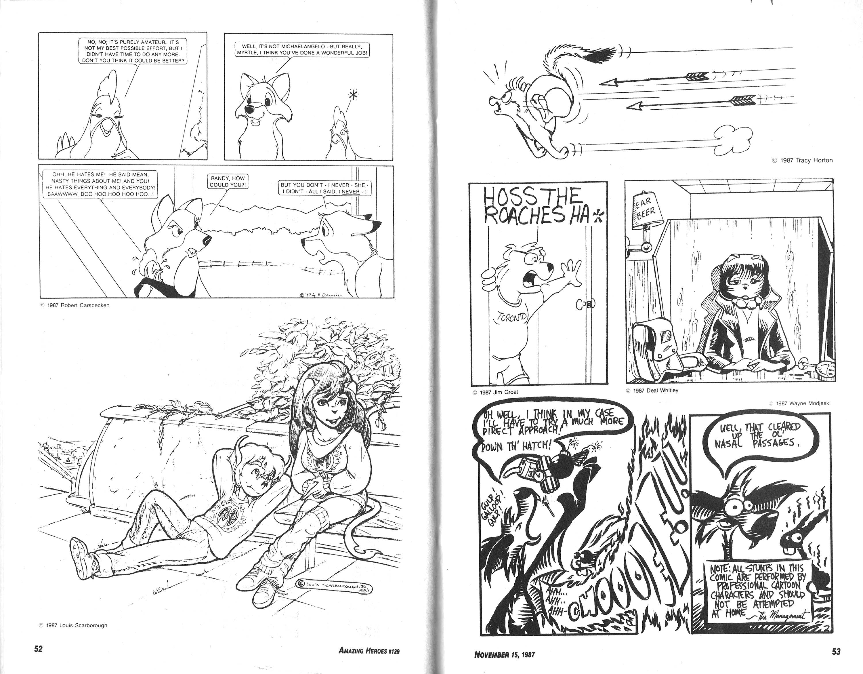 Read online Amazing Heroes comic -  Issue #129 - 27