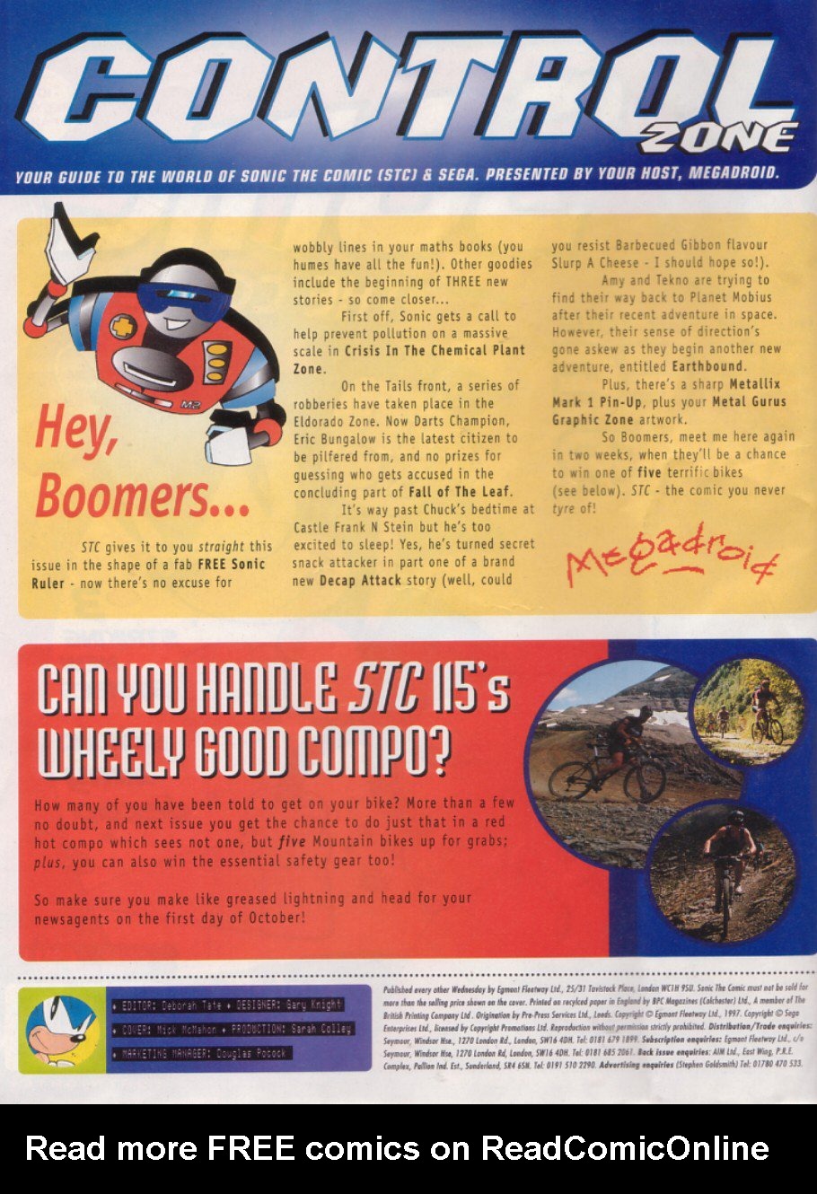 Read online Sonic the Comic comic -  Issue #114 - 2