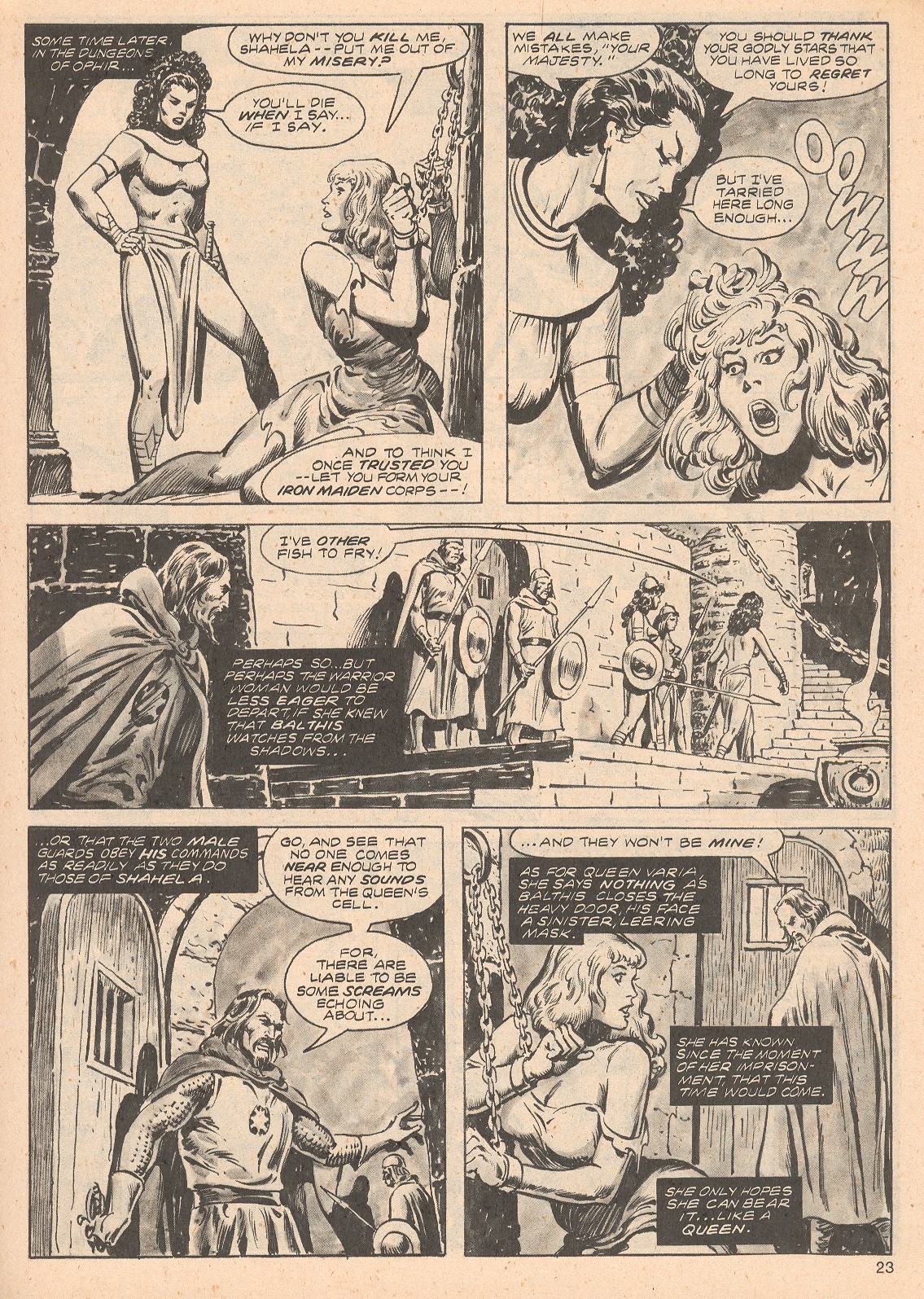 Read online The Savage Sword Of Conan comic -  Issue #68 - 23