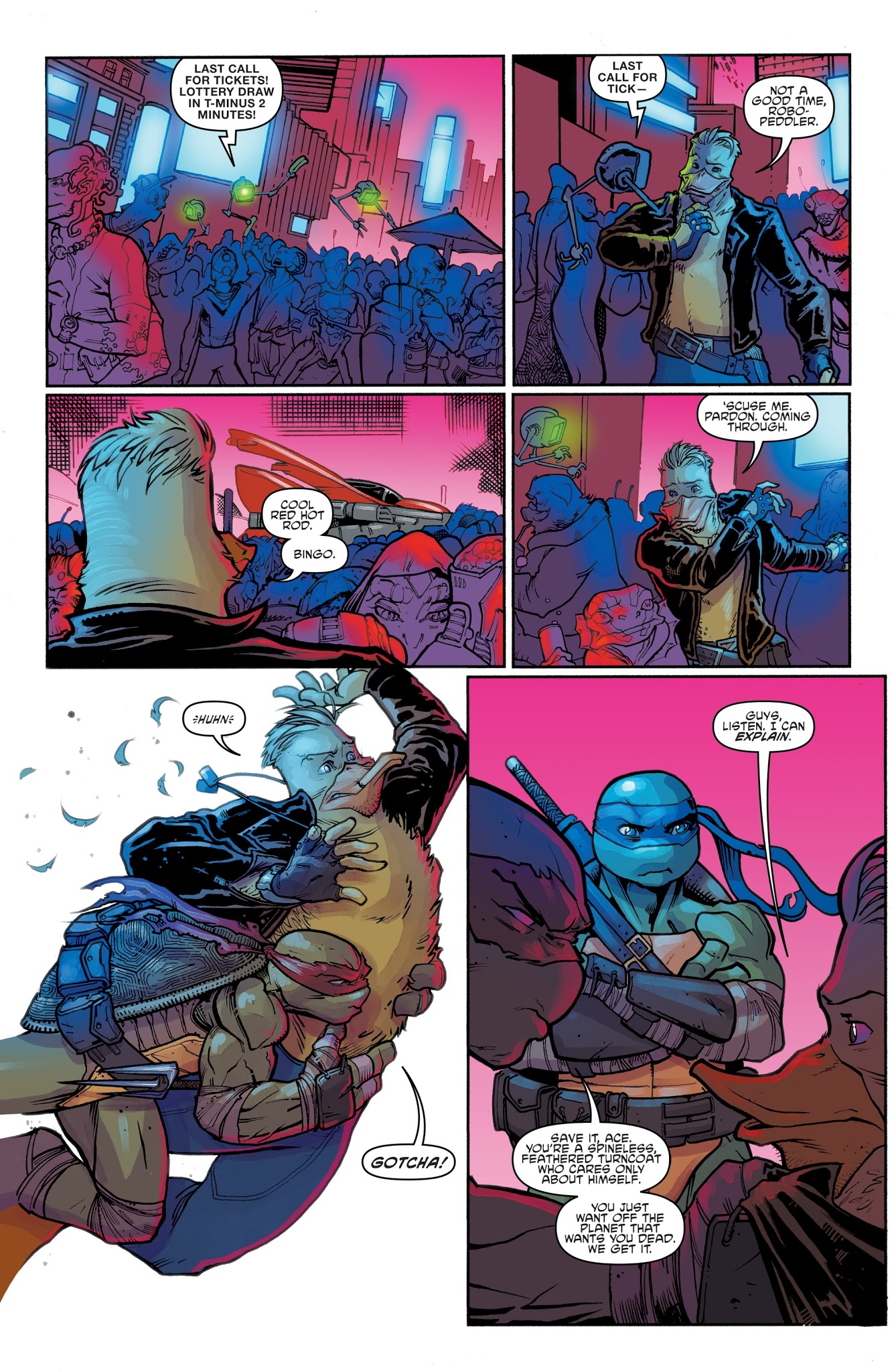 Read online Teenage Mutant Ninja Turtles: Dimension X comic -  Issue #4 - 15