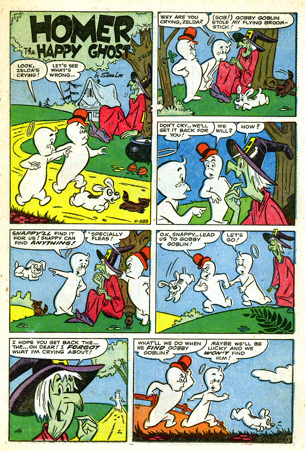 Read online Homer, the Happy Ghost comic -  Issue #1 - 11
