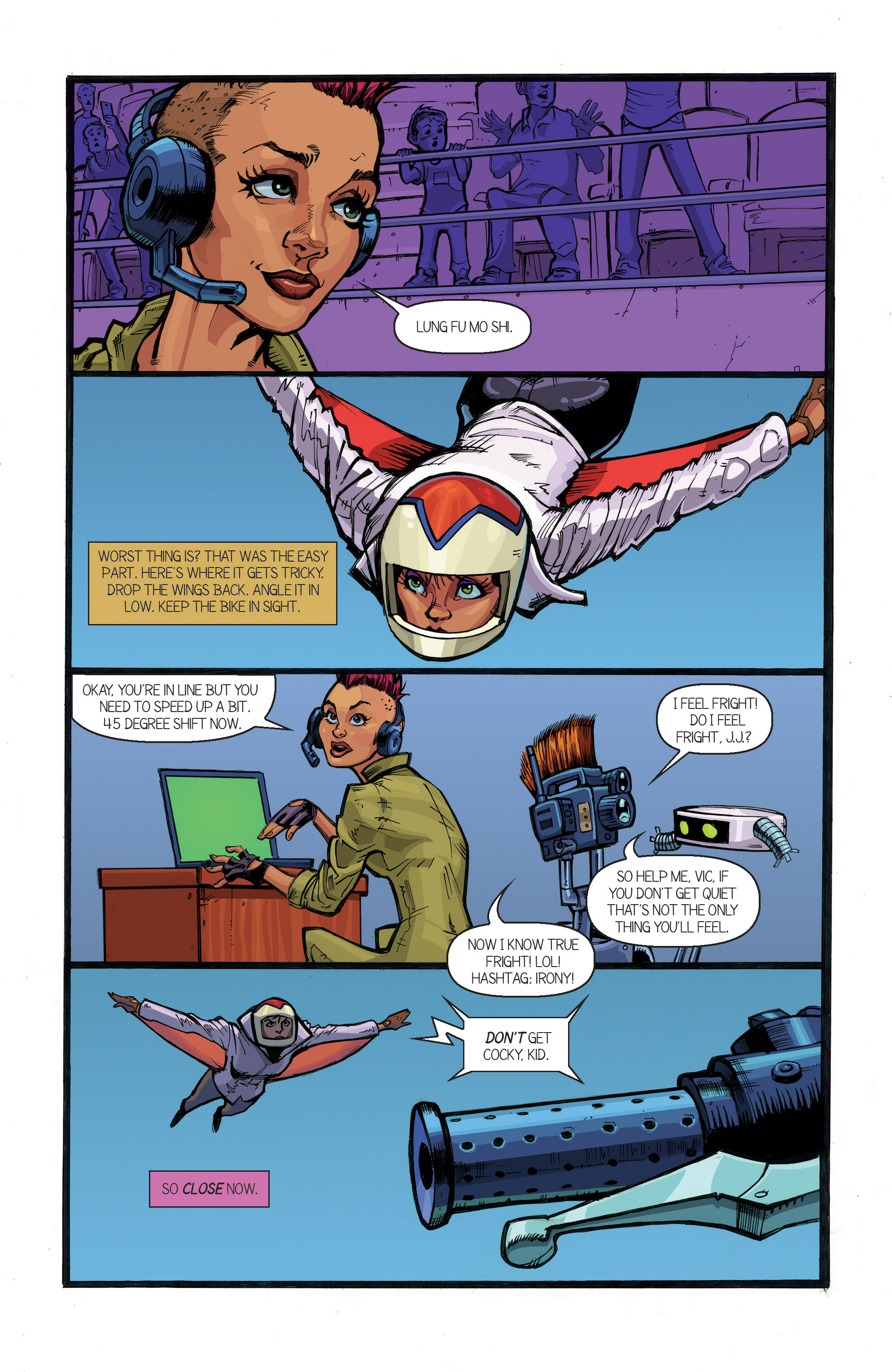 Read online Zoe Dare Versus The Disasteroid comic -  Issue #1 - 6
