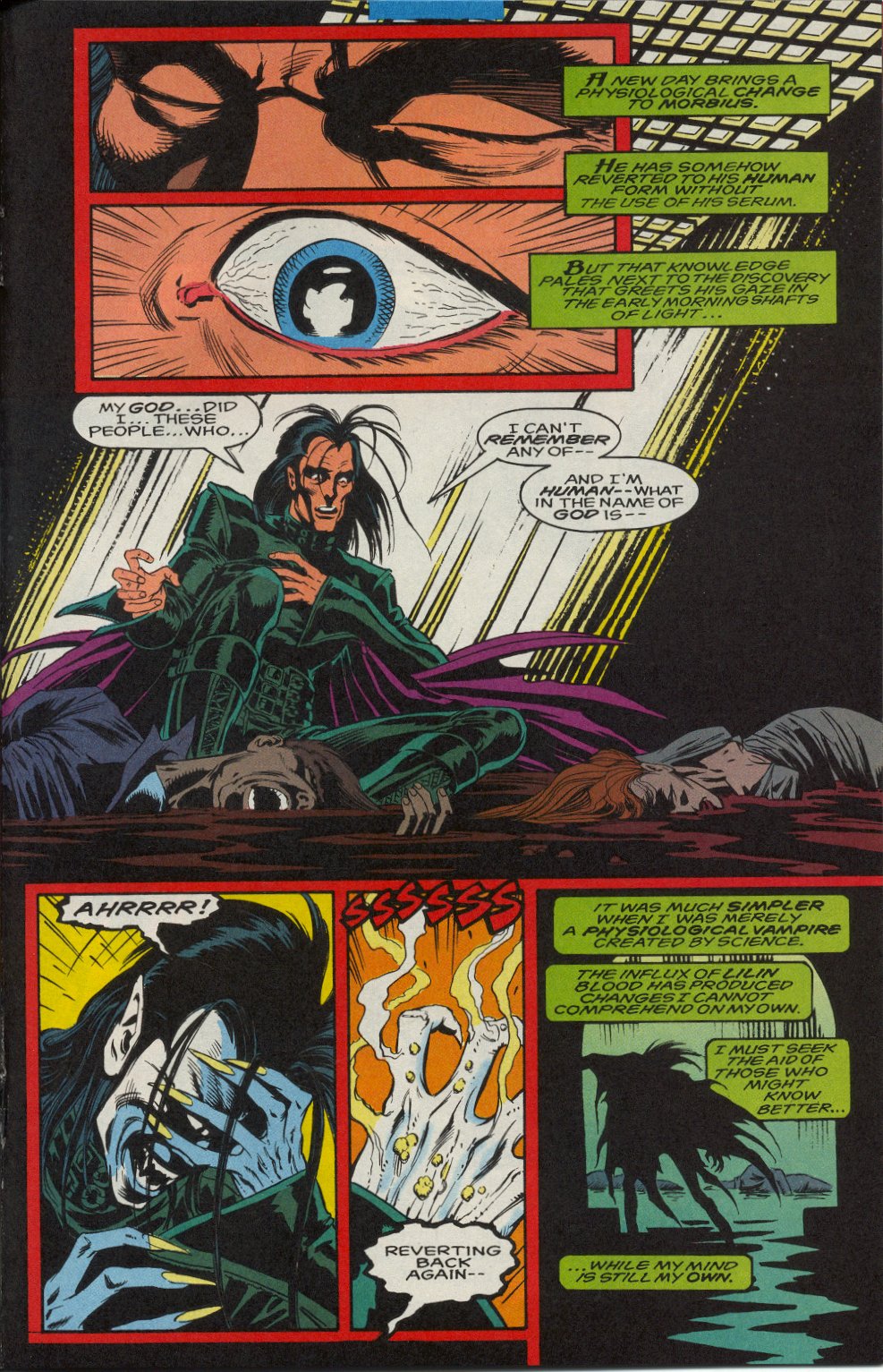 Read online Morbius: The Living Vampire (1992) comic -  Issue #10 - 14