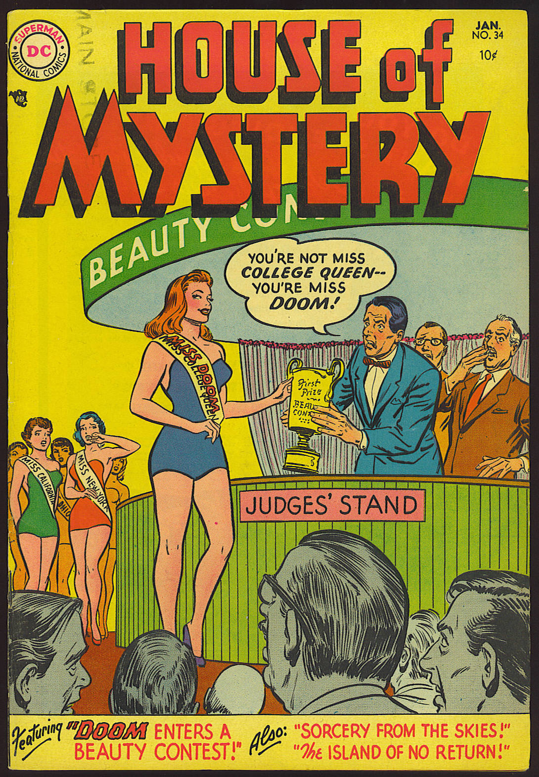Read online House of Mystery (1951) comic -  Issue #34 - 1