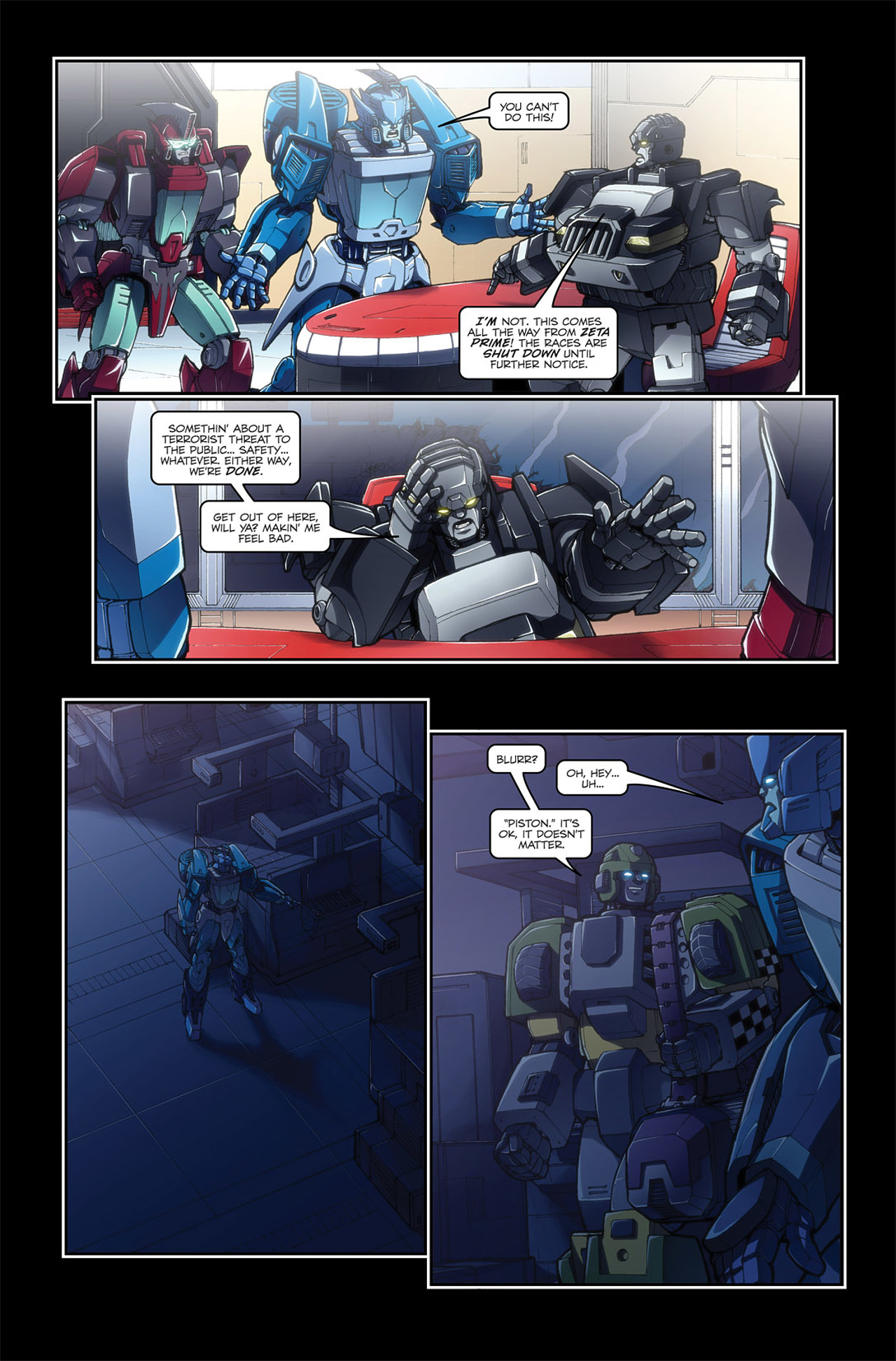 Read online Transformers Spotlight: Blurr comic -  Issue # Full - 12