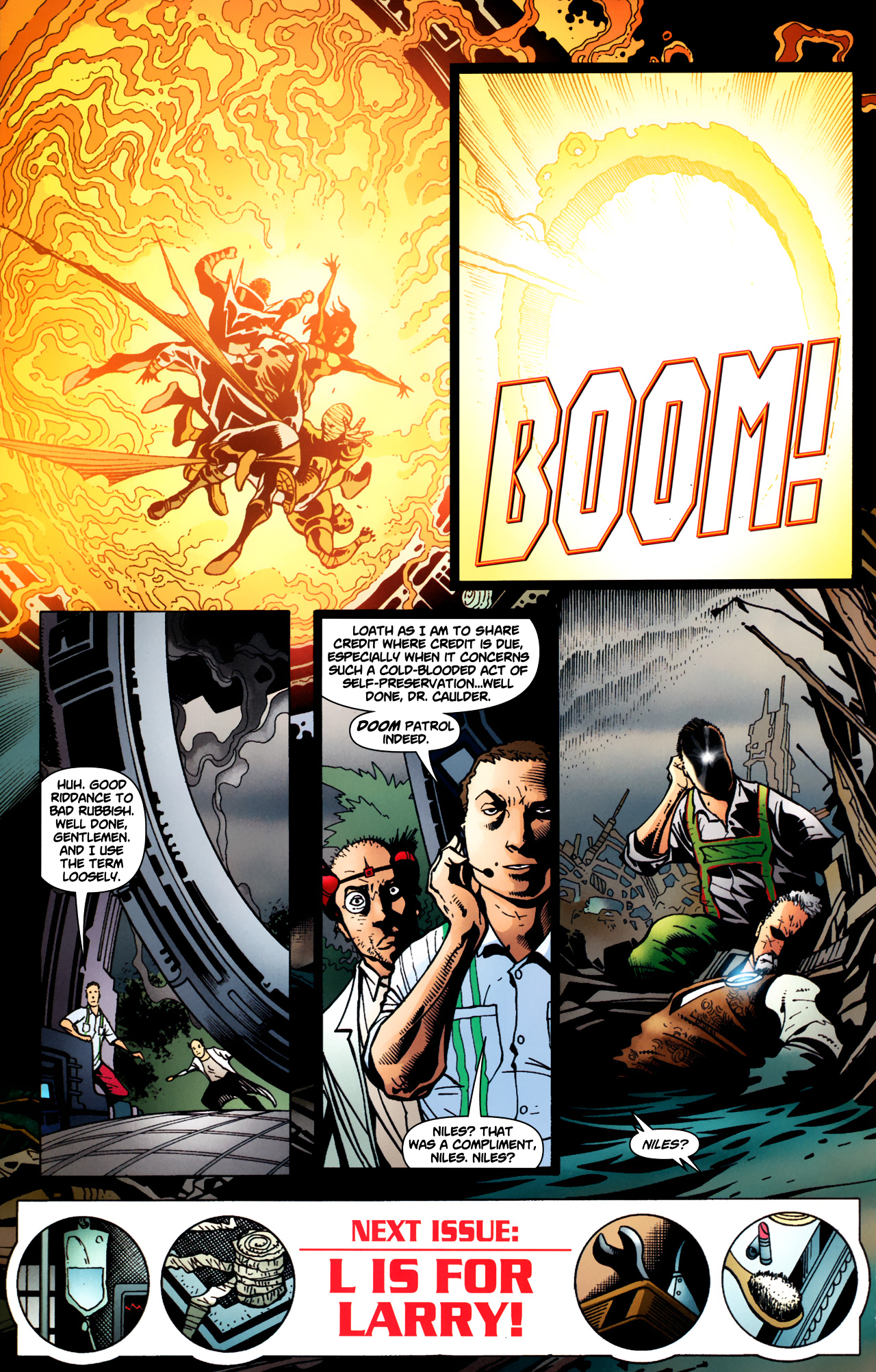 Read online Doom Patrol (2009) comic -  Issue #5 - 22