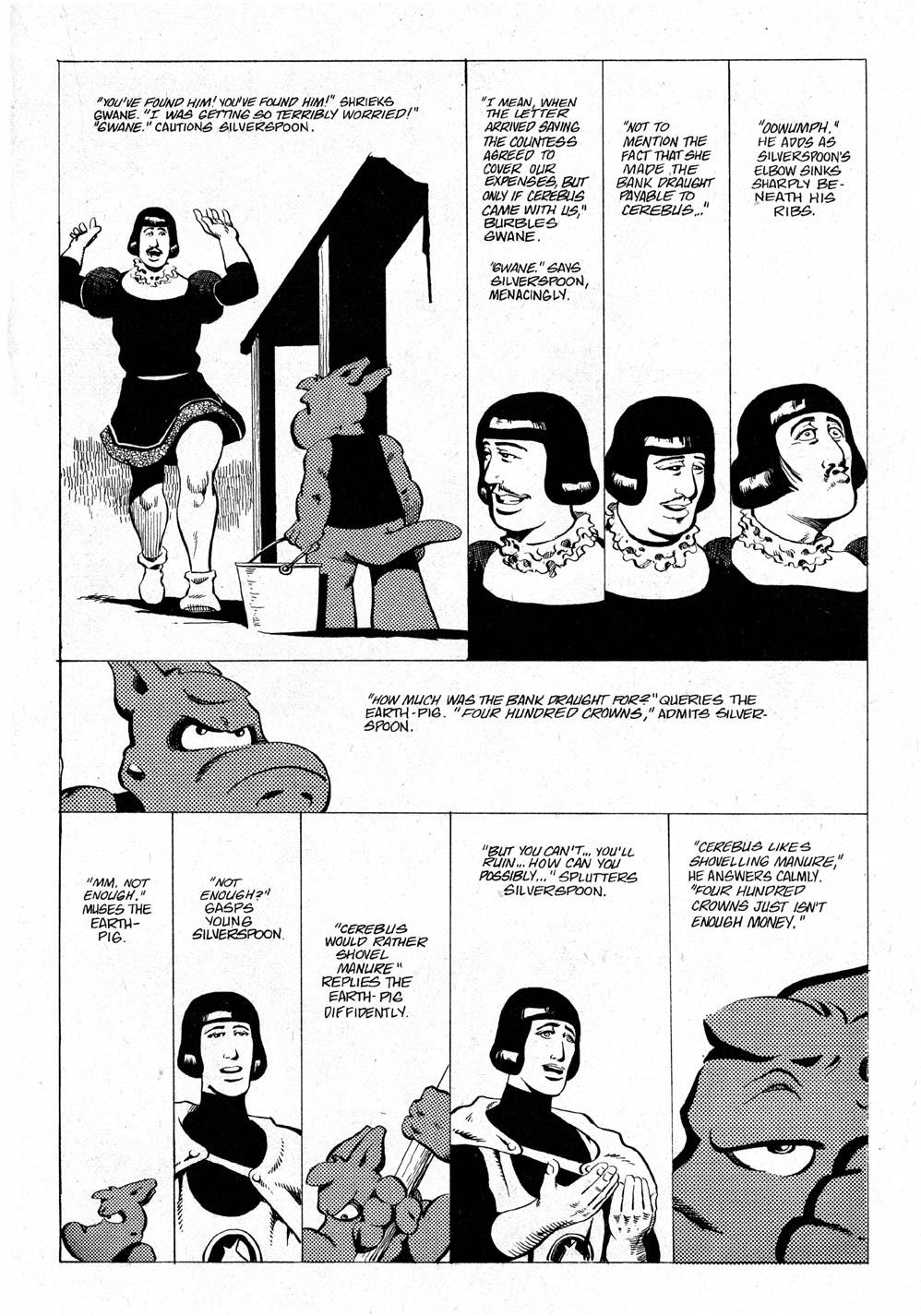 Read online Cerebus comic -  Issue #52 - 19