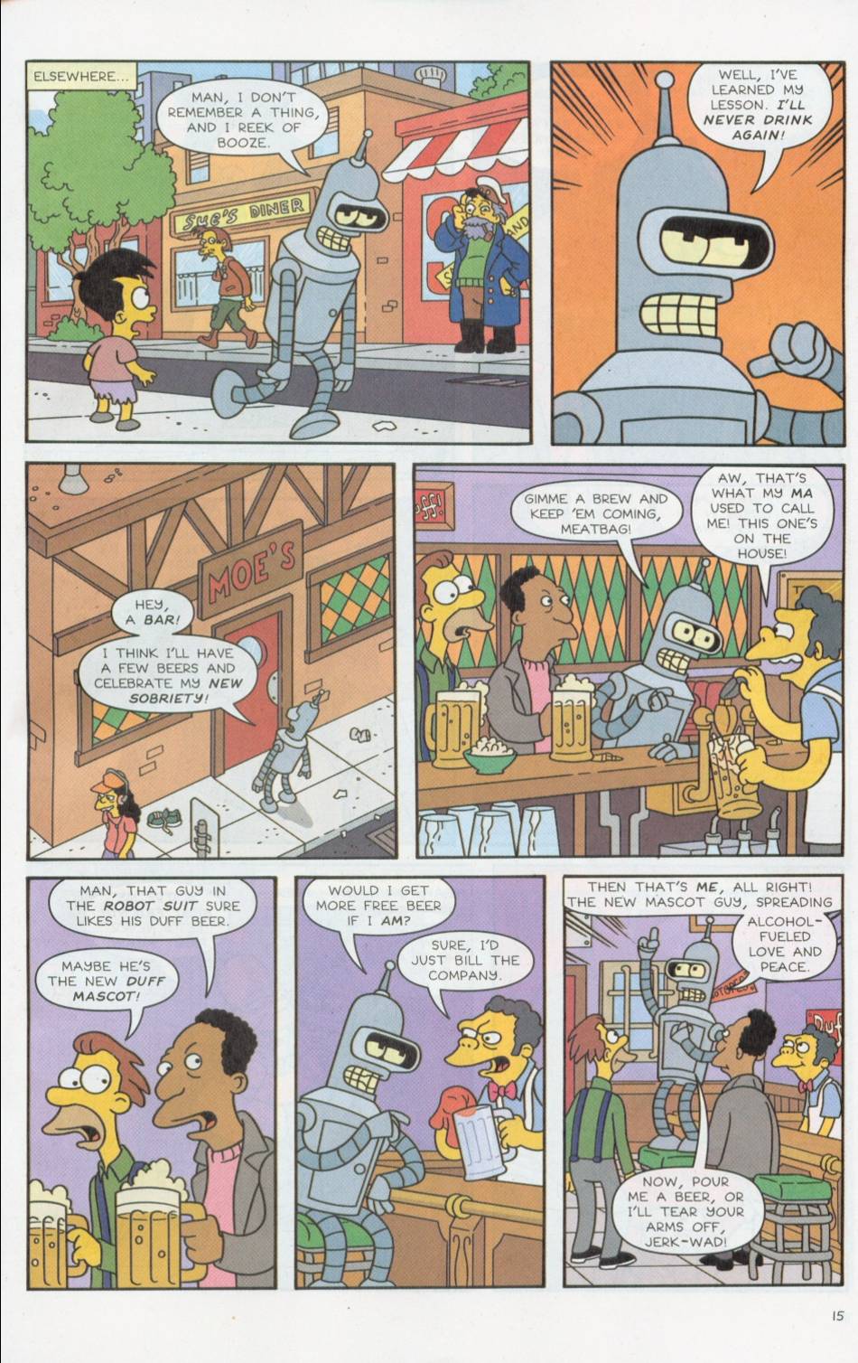 Read online Futurama Comics comic -  Issue #9b - 17