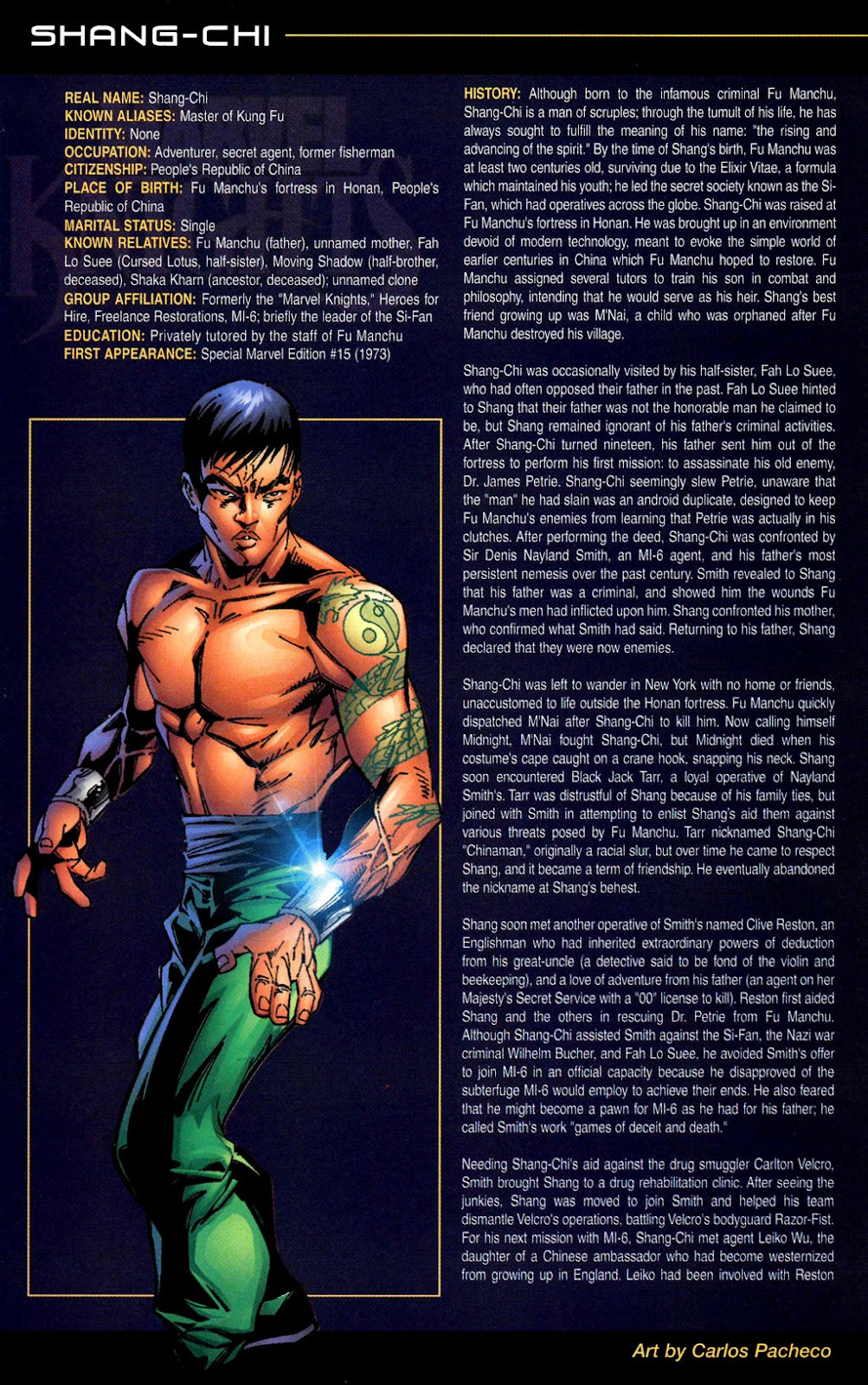 The Official Handbook of the Marvel Universe: Marvel Knights issue Full - Page 46