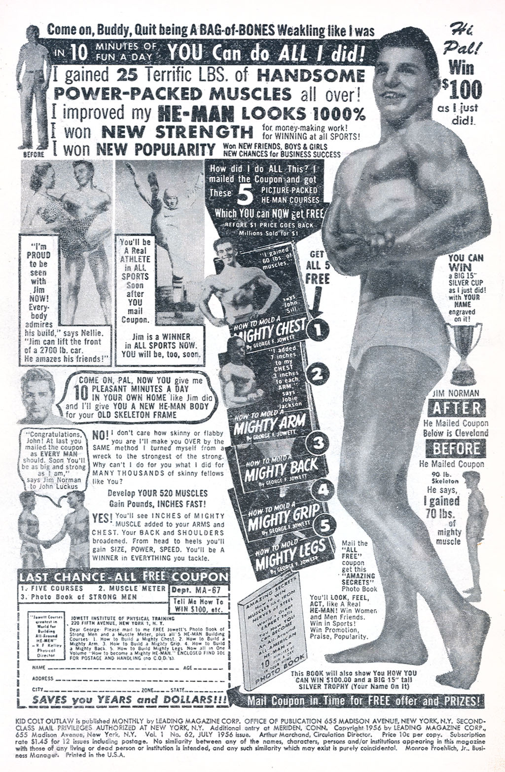 Read online Kid Colt Outlaw comic -  Issue #62 - 2