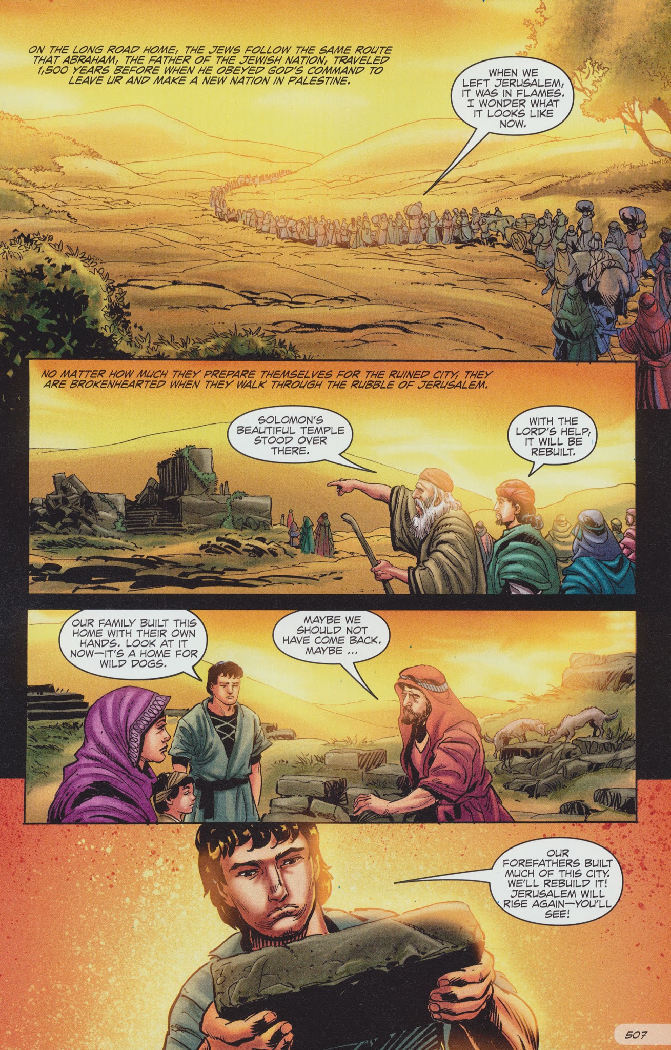 Read online The Action Bible comic -  Issue # TPB 2 - 130