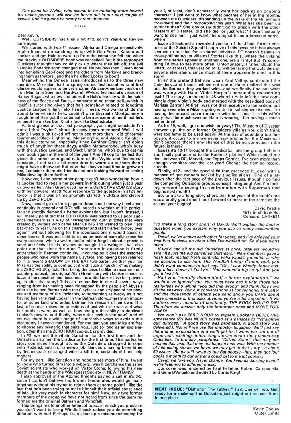 Read online Outsiders (1993) comic -  Issue #17 - 27