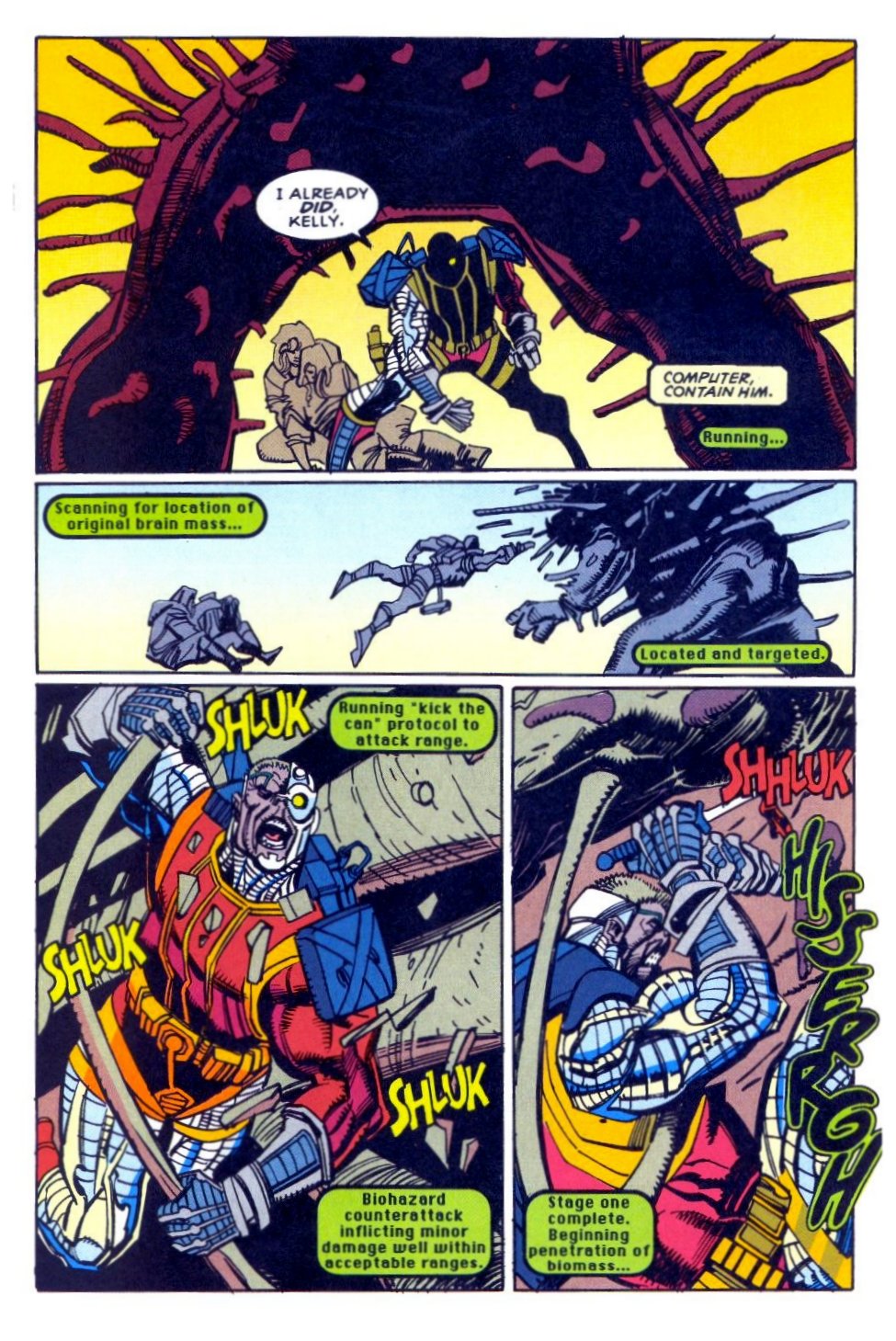 Read online Deathlok (1991) comic -  Issue #15 - 17