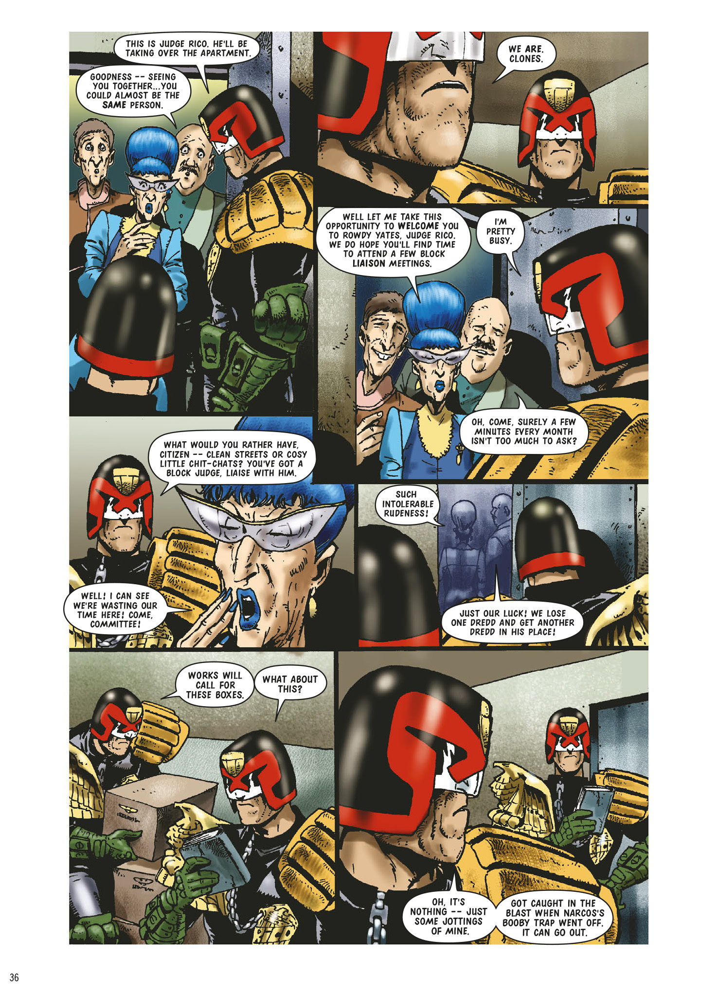 Read online Judge Dredd: The Complete Case Files comic -  Issue # TPB 35 (Part 1) - 38