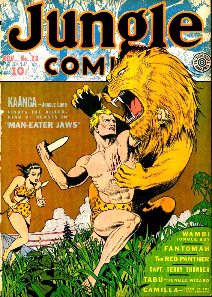 Read online Jungle Comics comic -  Issue #23 - 1