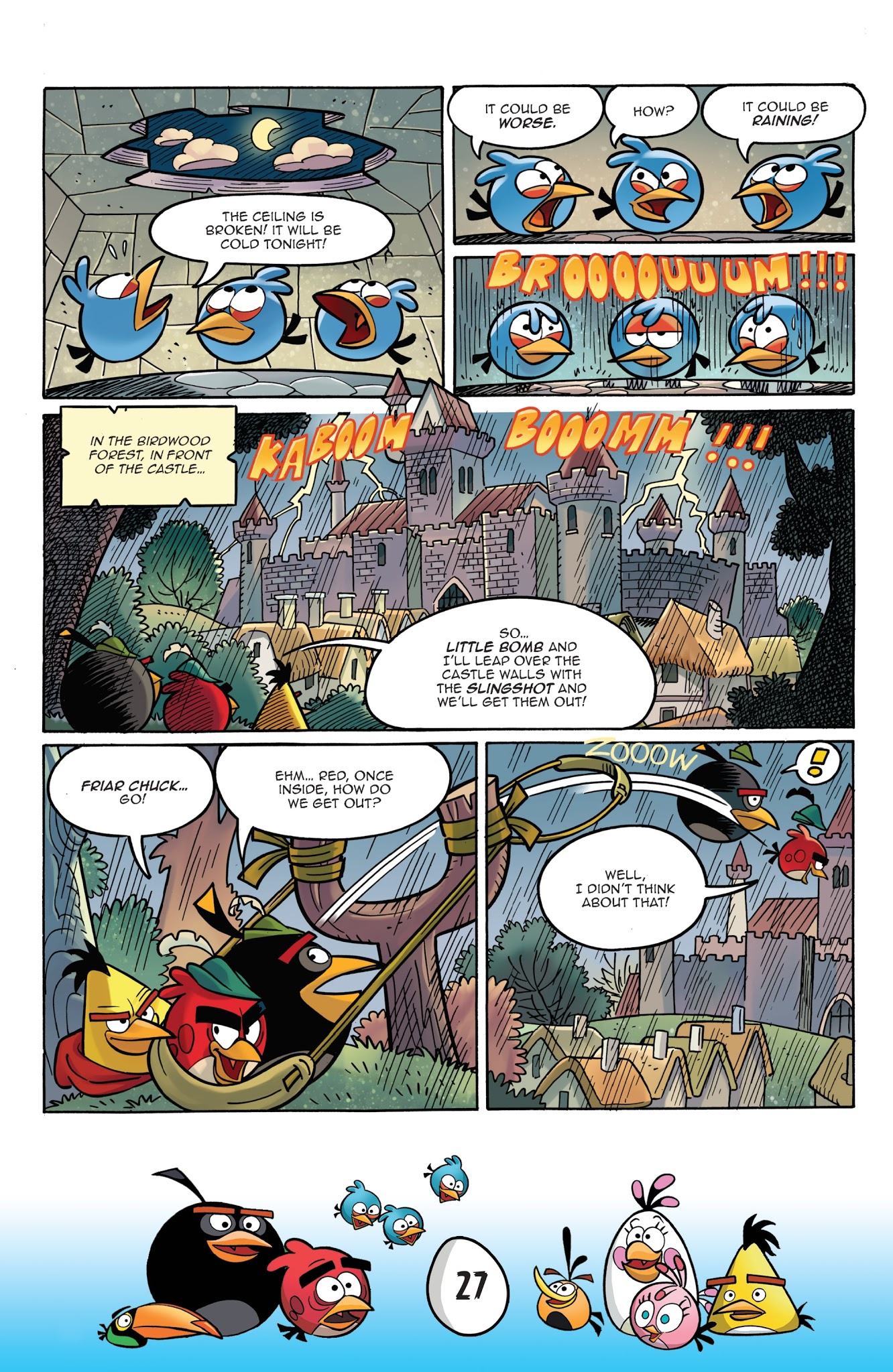 Read online Angry Birds Comics Quarterly comic -  Issue # Issue Monsters and Mistletoe - 29