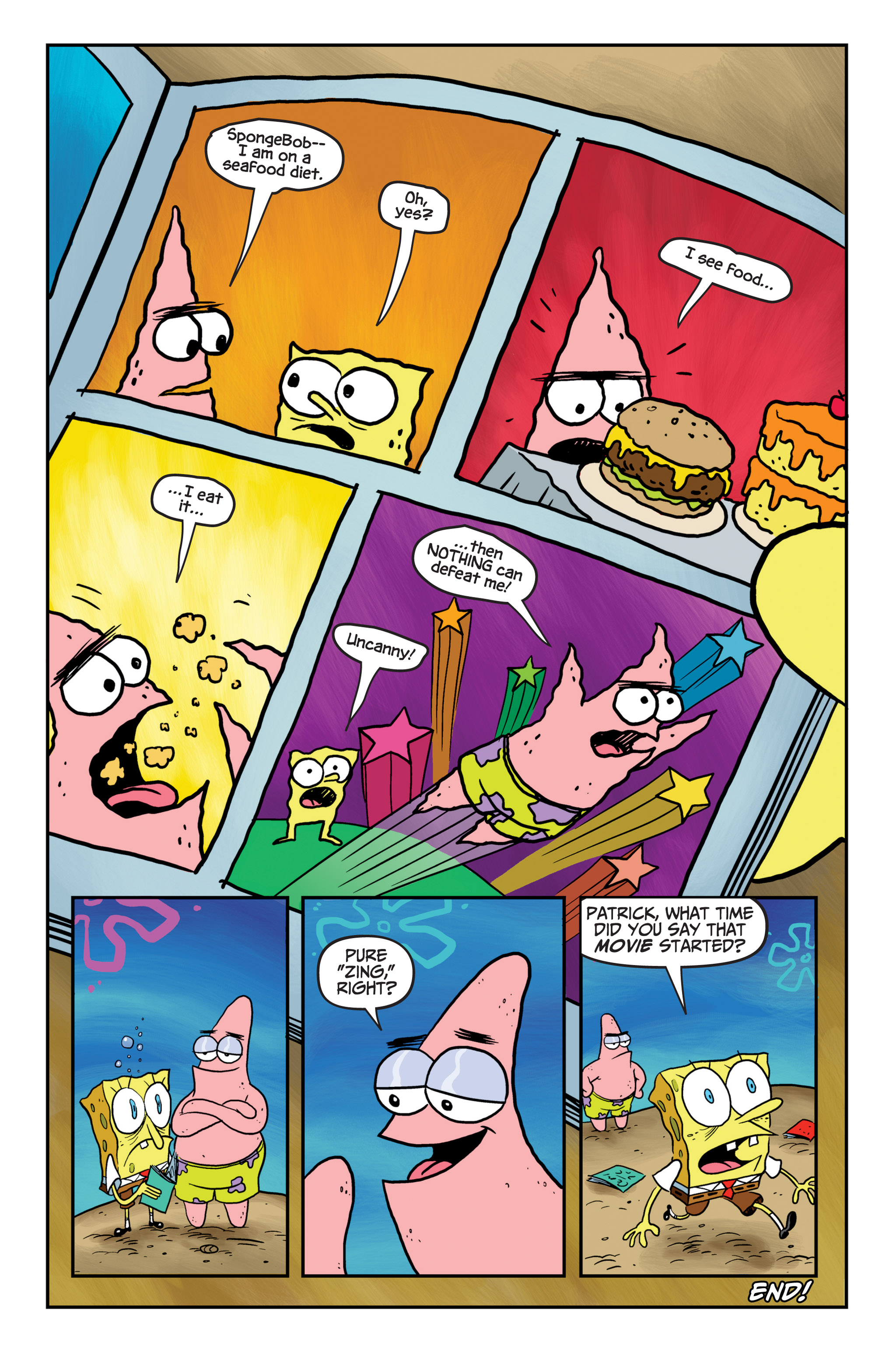 Read online Free Comic Book Day 2014 comic -  Issue # SpongeBob Freestyle Funnies 2014 - 30