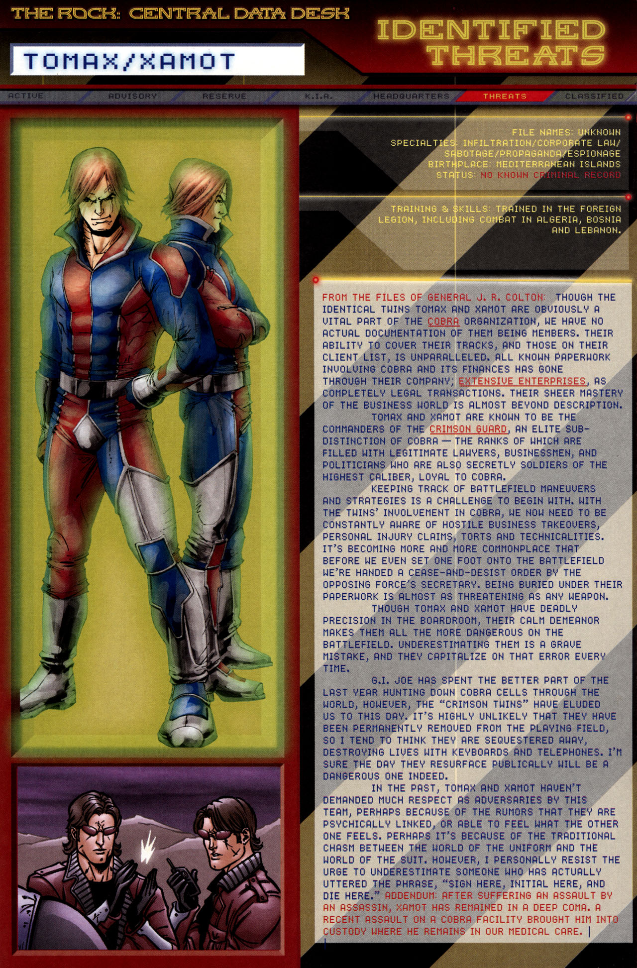 Read online G.I. Joe: Data Desk Handbook comic -  Issue #3 - 22