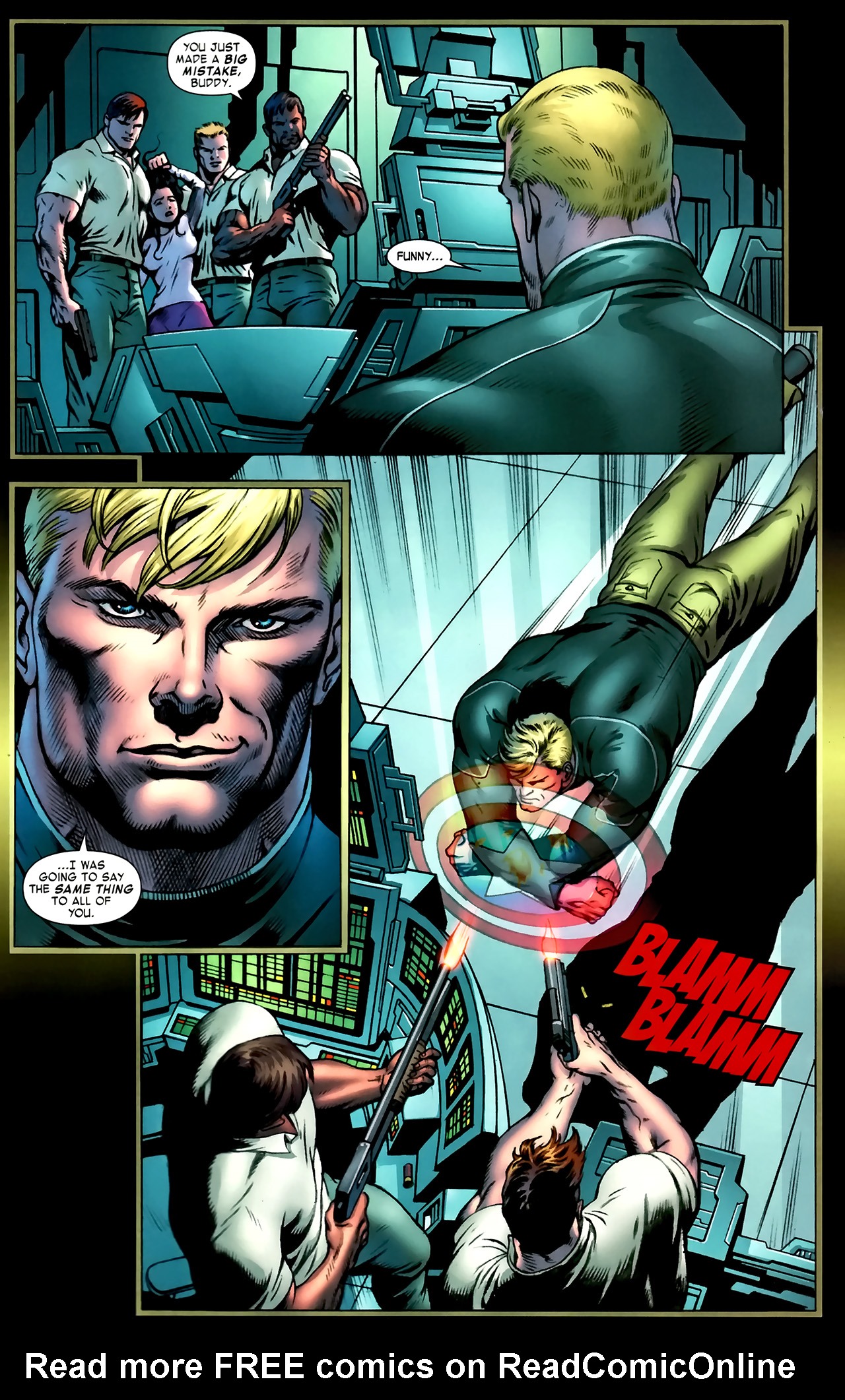 Read online Steve Rogers: Super-Soldier comic -  Issue #3 - 21