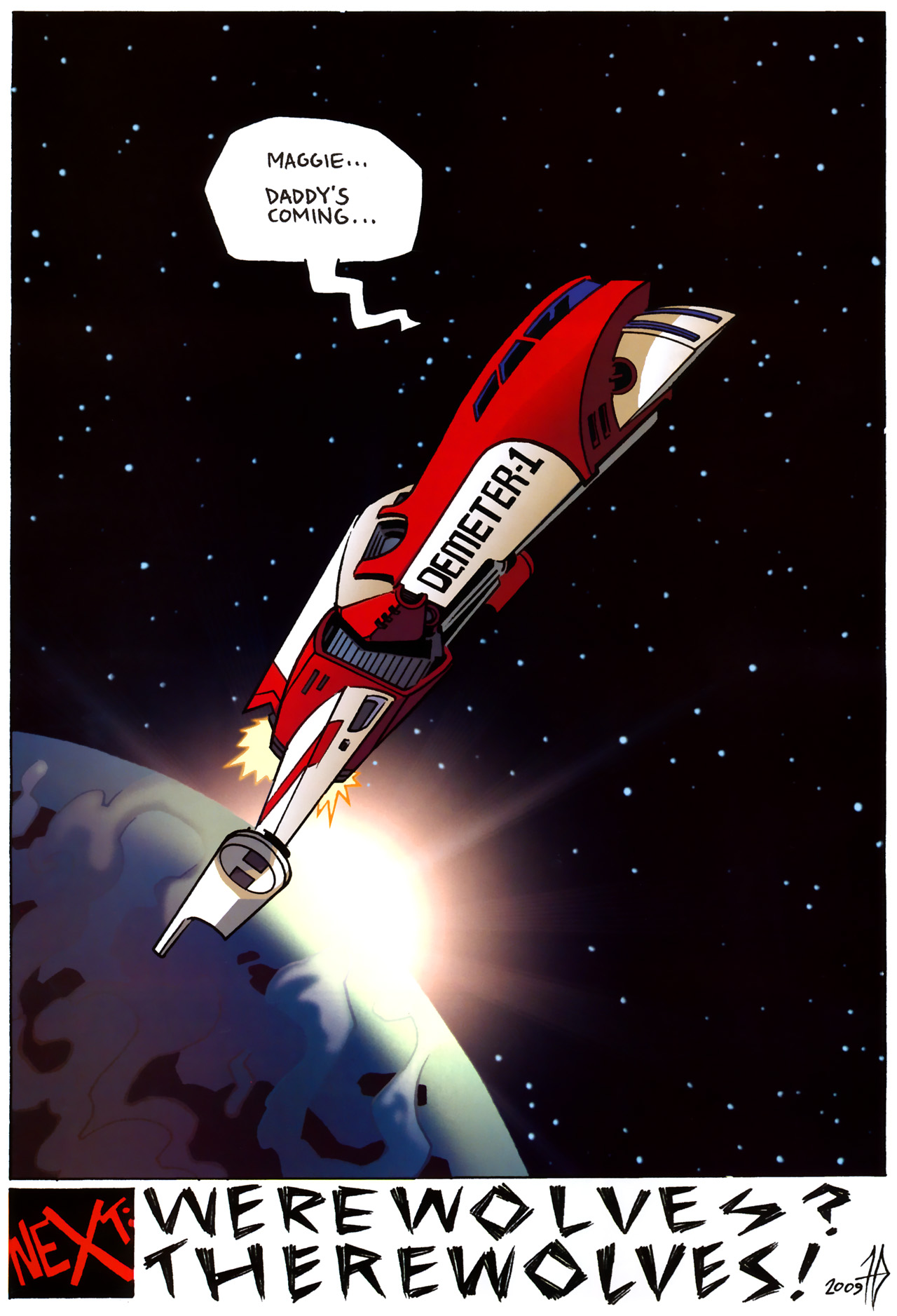 Read online Werewolves on the Moon: Versus Vampires comic -  Issue #2 - 28