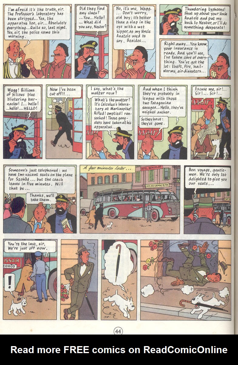 Read online The Adventures of Tintin comic -  Issue #18 - 45