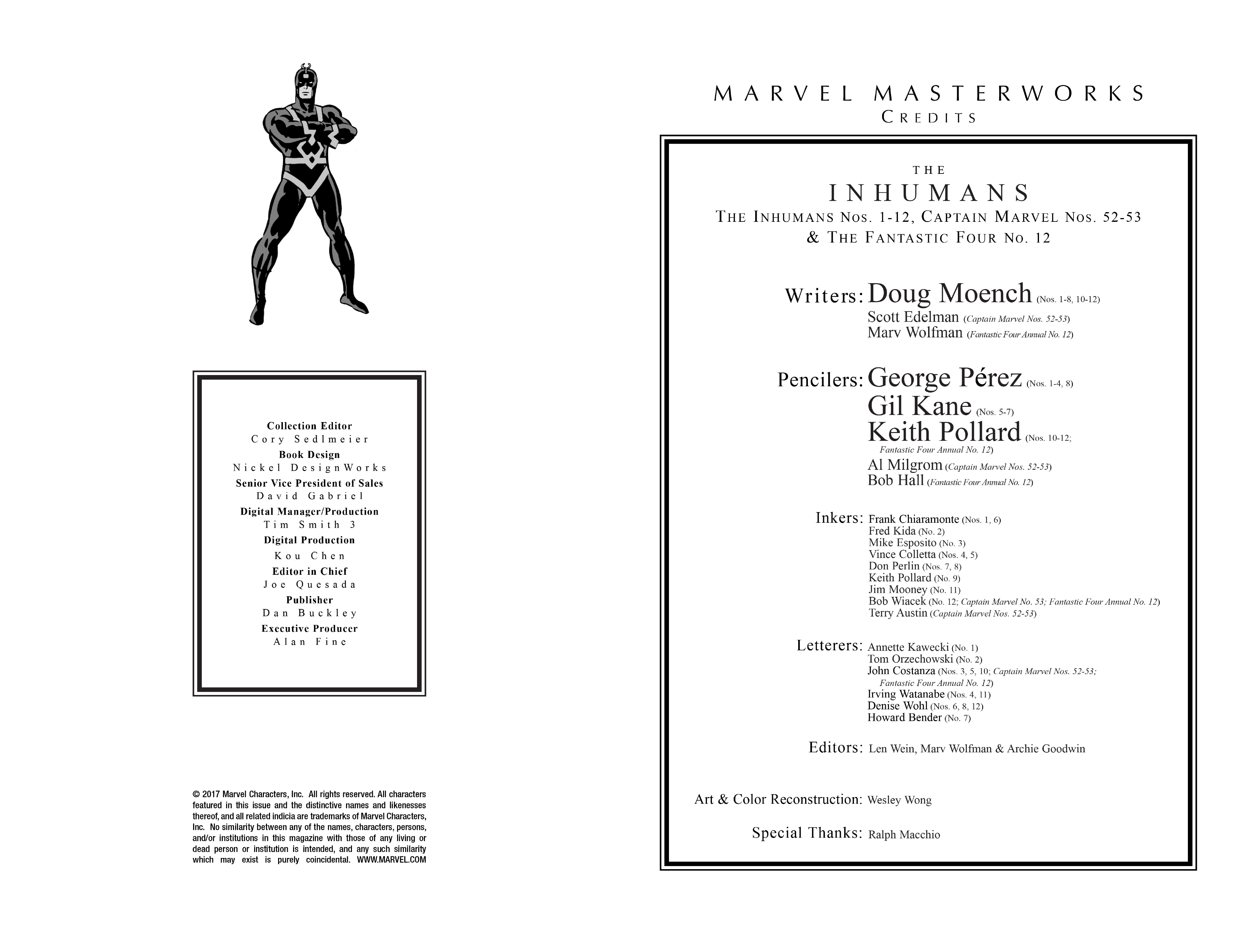 Read online Marvel Masterworks: The Inhumans comic -  Issue # TPB 2 (Part 1) - 3
