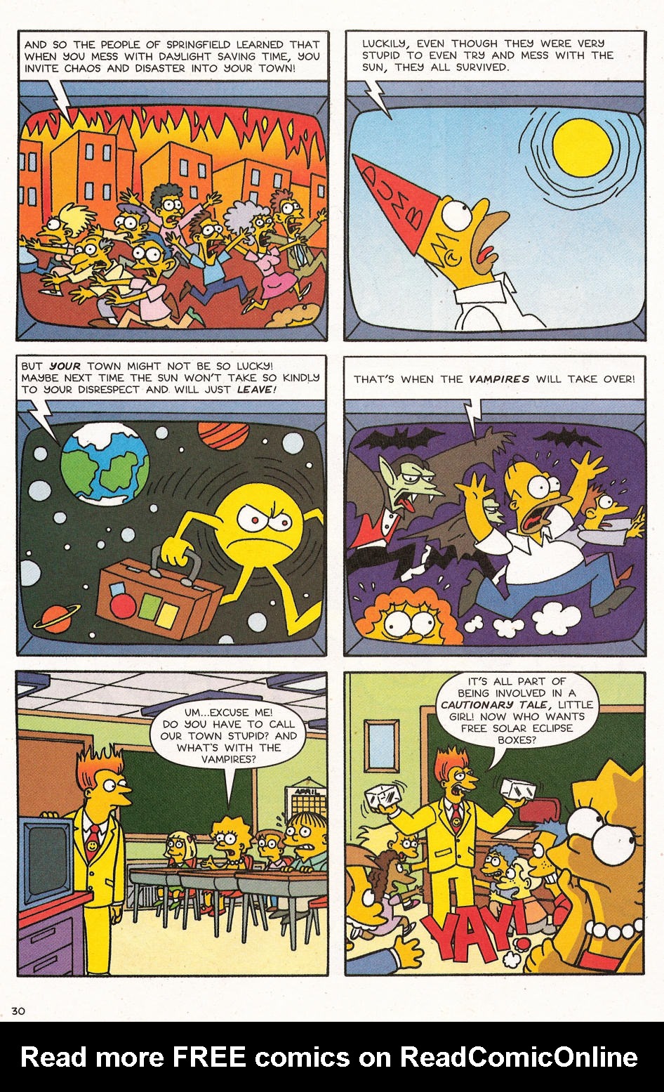 Read online Simpsons Comics comic -  Issue #121 - 31