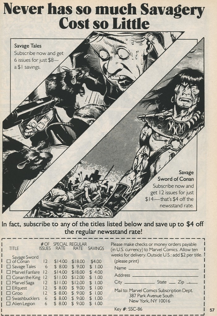 Read online The Savage Sword Of Conan comic -  Issue #130 - 57