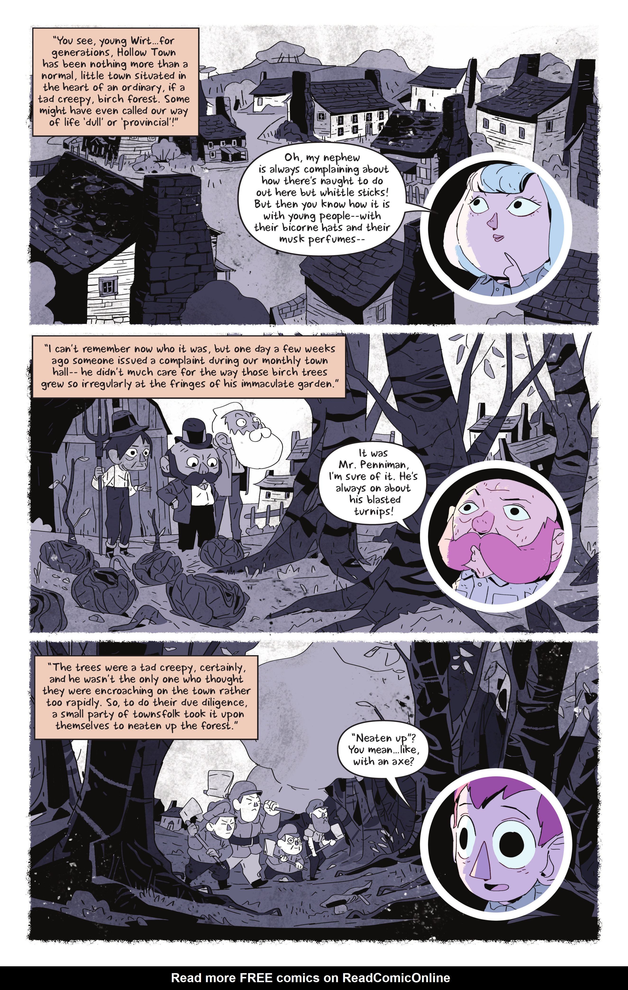 Read online Over the Garden Wall: Hollow Town comic -  Issue # TPB - 89