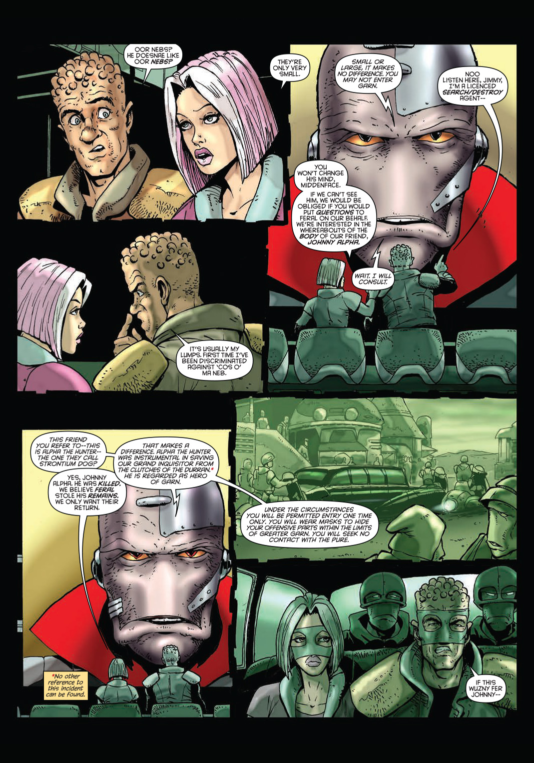Read online Strontium Dog: The Life and Death of Johnny Alpha: The Project comic -  Issue # TPB - 34