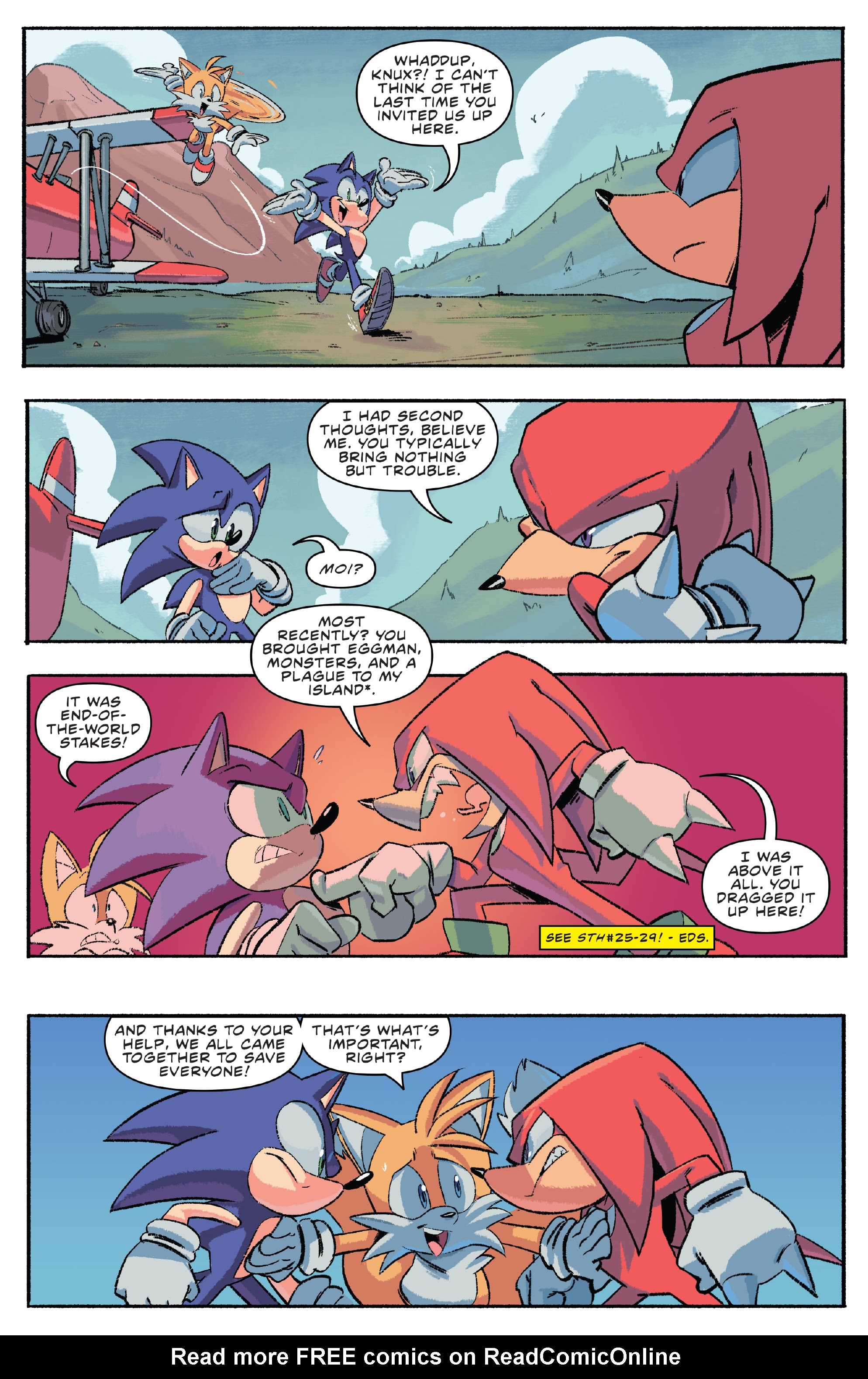 Read online Free Comic Book Day 2022 comic -  Issue # Sonic the Hedgehog - 4