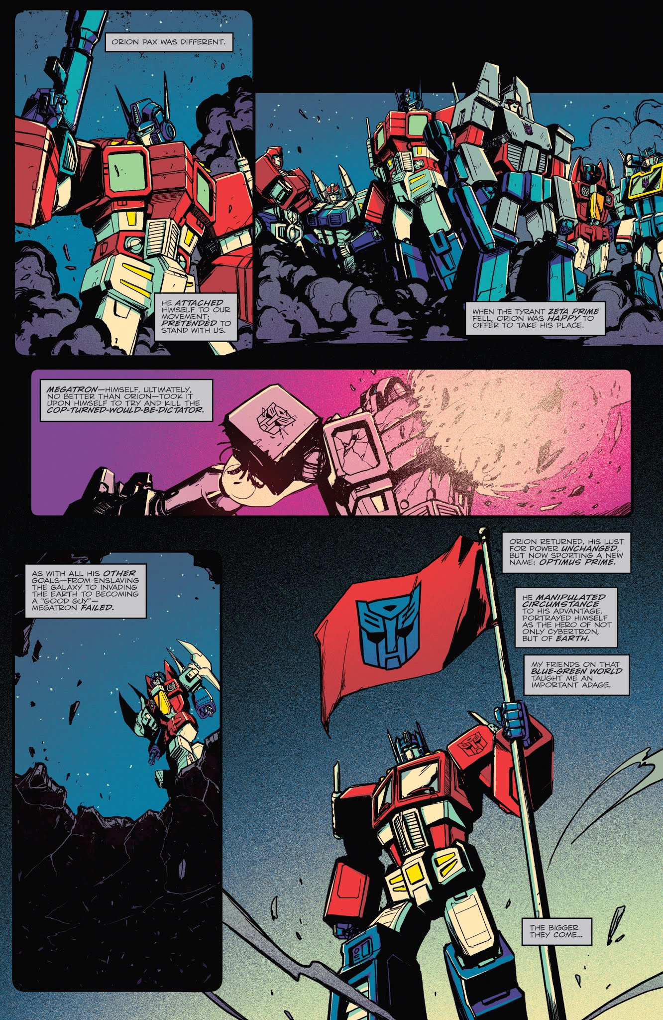 Read online Optimus Prime comic -  Issue #19 - 7
