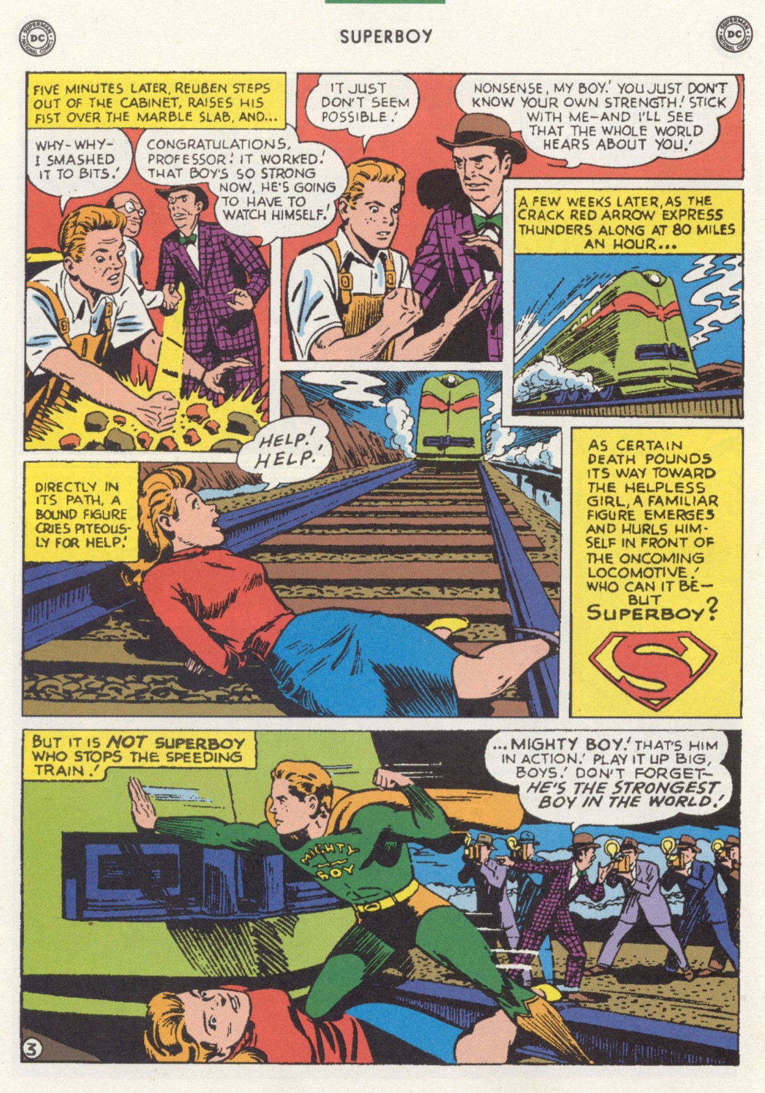 Read online Superboy (1949) comic -  Issue #1 - 35